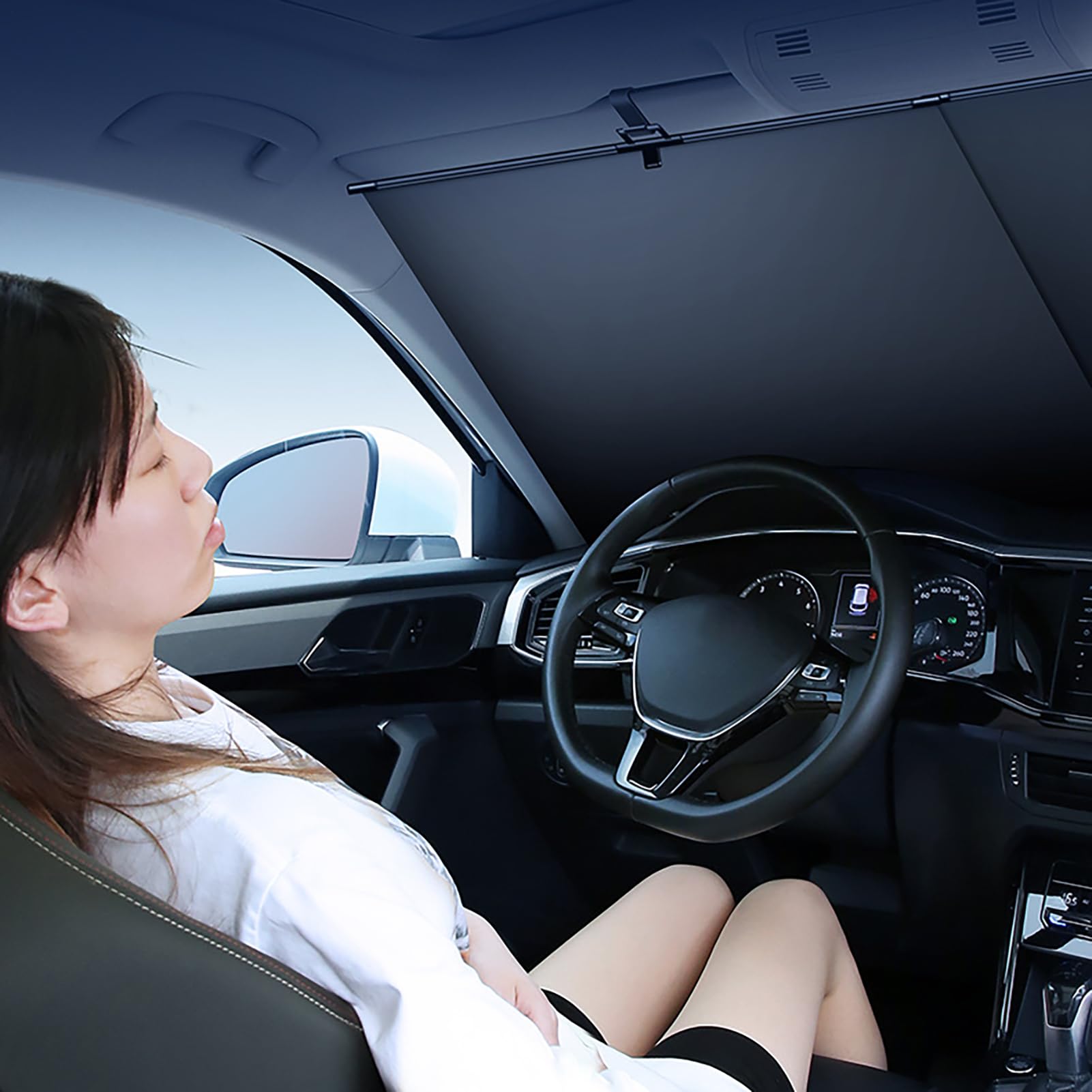 Parasole per parabrezza auto, parasole per finestrini anteriori | pieghevole, per auto per bambini con protezione UV