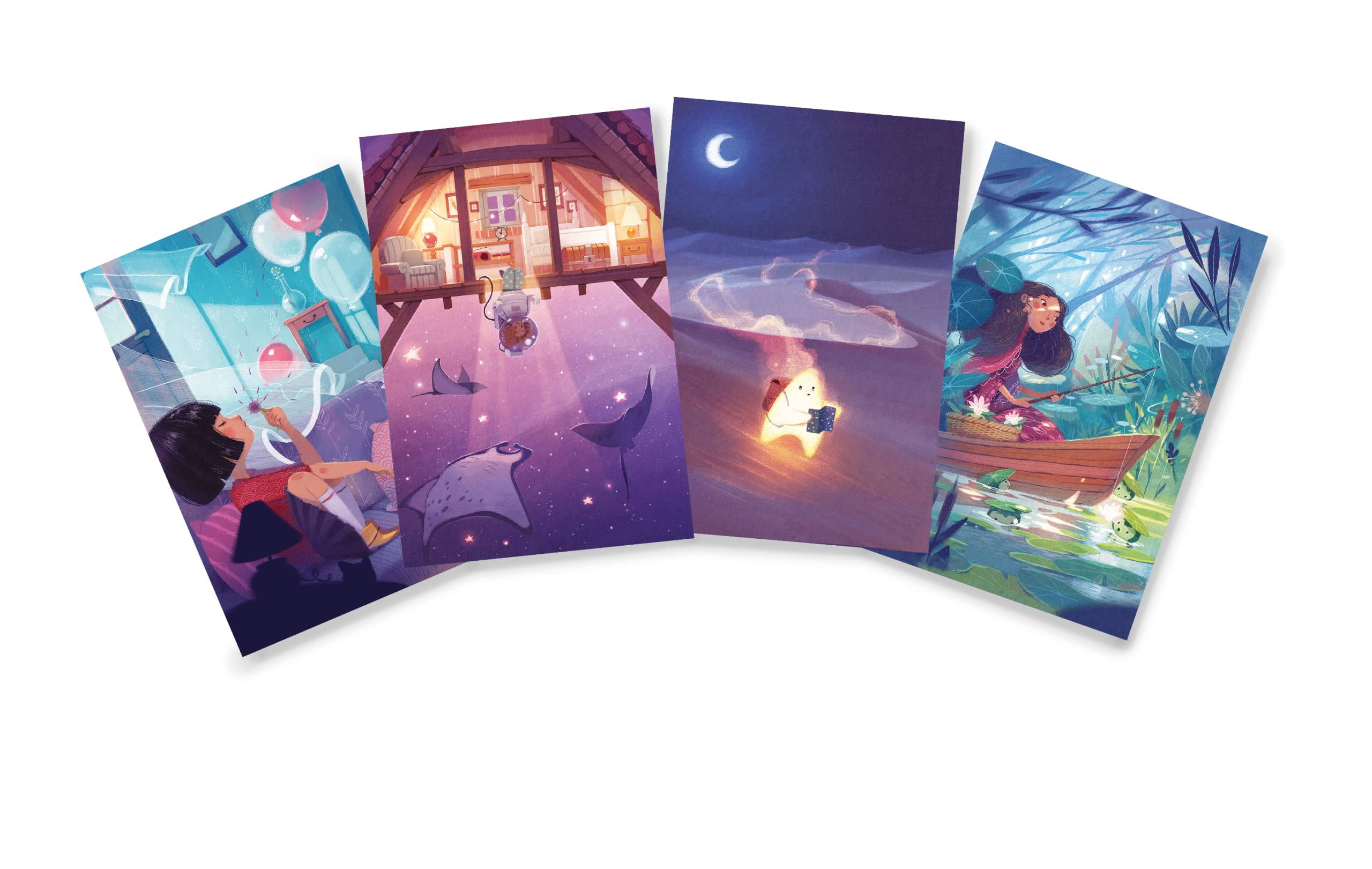 Asmodee - Étoile : Dixit Univers, Jeu de Table d'Imagination et Fantaisie, 3-6 Joueurs, 8+ Ans, Edition en Italien