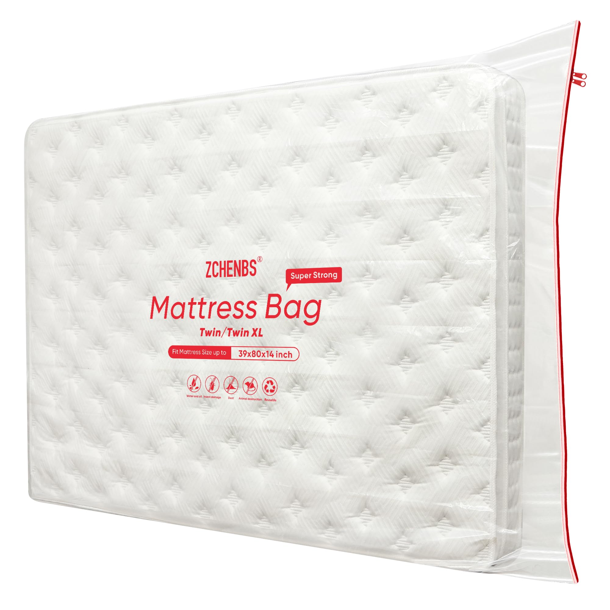ZCHENBS Twin/Twin XL Mattress Bags for Moving