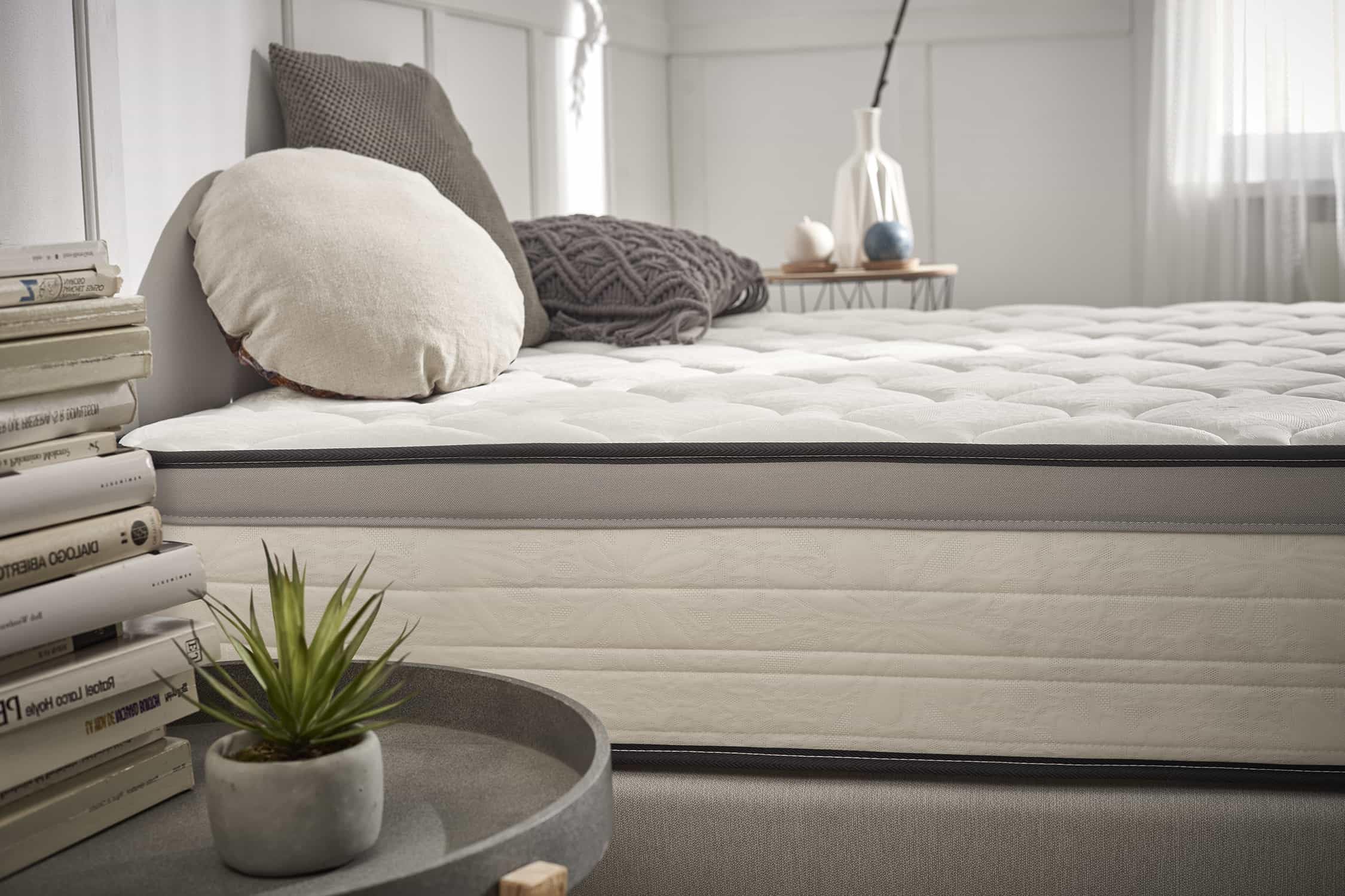 Moonia - Colchón Viscoelástico 150X190CM - Cama de Matrimonio - Colchón de Alta Durabilidad - Colchón Antiacaros - Grosor +/- 30 cm - Modelo Premium Hotel Edition