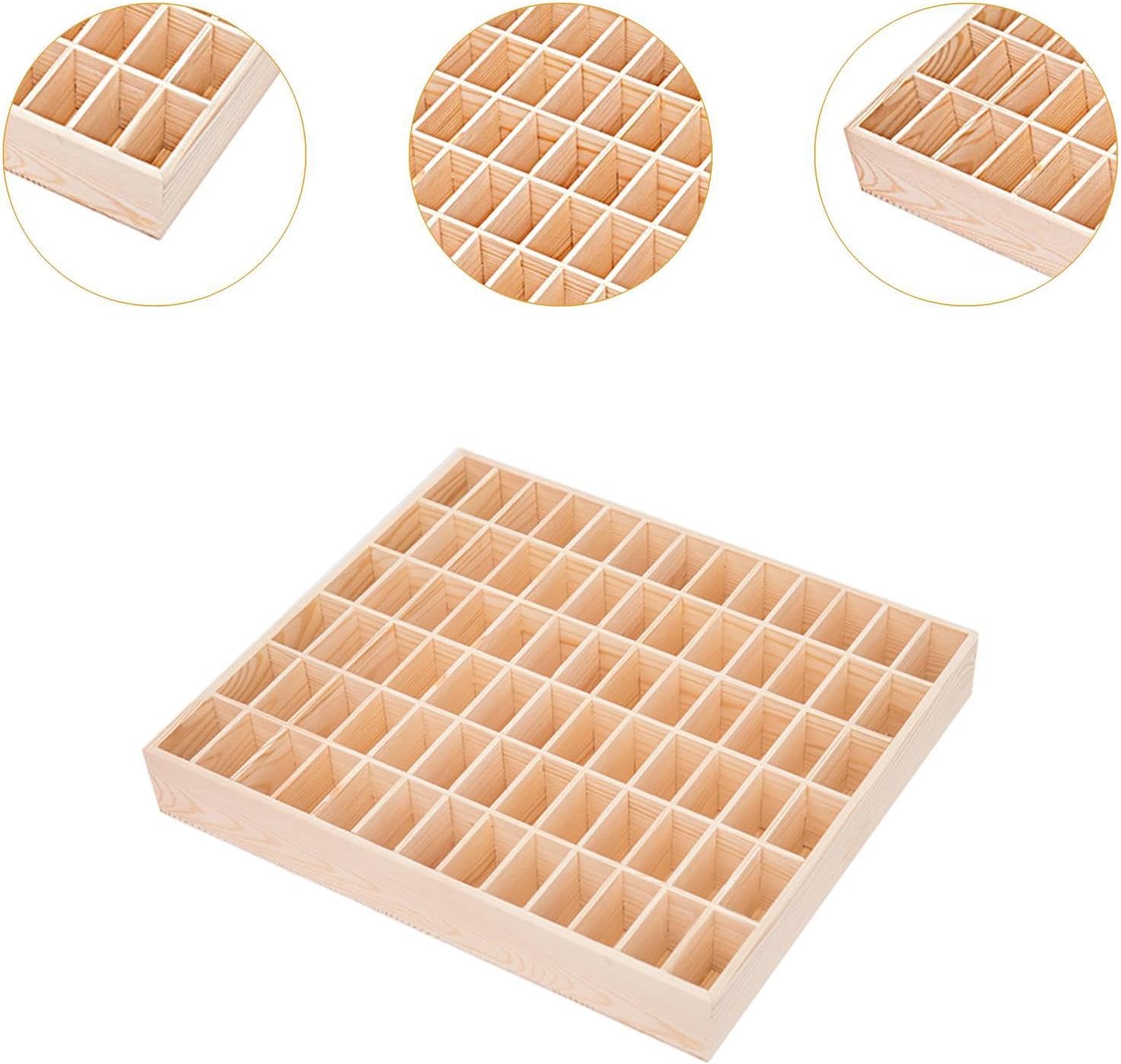 カーモデル収納ボックス 木製 頑丈 収納ボックス 78マス ディスプレイケース コレクション整理 収納棚 多用途 リビングルーム 寝