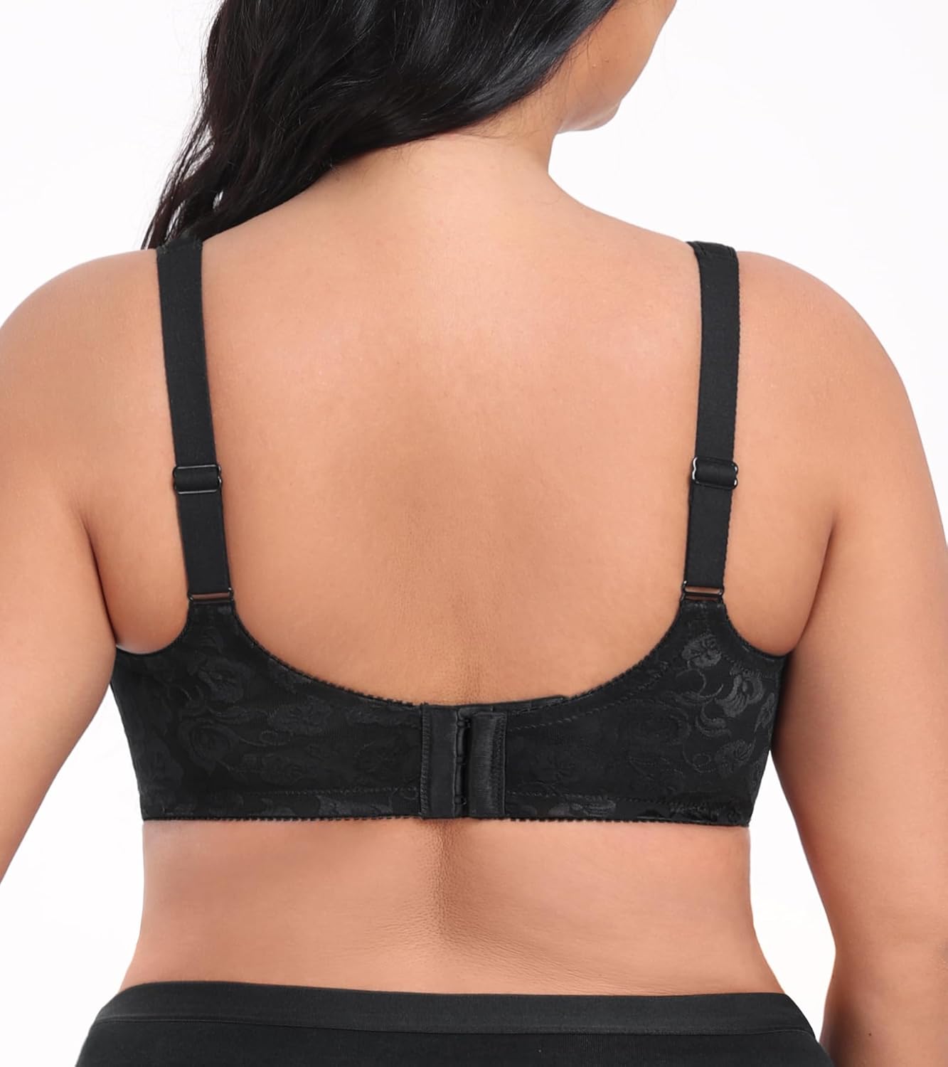 HACI Women's Minimizer Bra Full Figure Non Padded Plus Size Underwire Everyday Support - Image 5