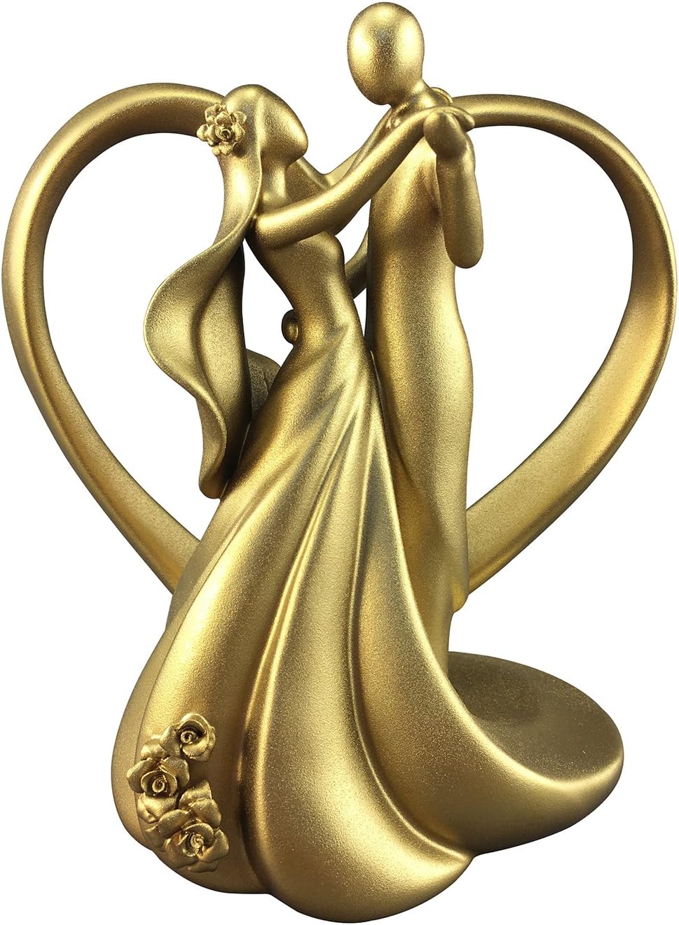 Pearl Heart Wedding Cake Topper - UK