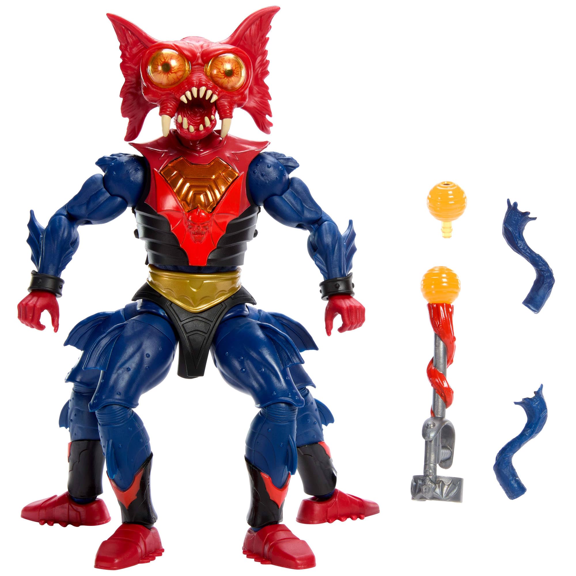 Masters of The Universe Masterverse Actionfigur, Deluxe-Sammelfigur mit 30 beweglichen Gelenken, austauschbaren Teilen oder Rüstung, ca. 18 cm großes Motu-Spielzeug, JHJ81