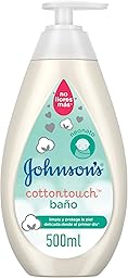 Johnson's Baby Cottontouch Body Wash (1x500ml), Baby Body Wash with Cotton, Hypoallergenic Shower Gel for Fine and Delicate Skin of Newborn Babies