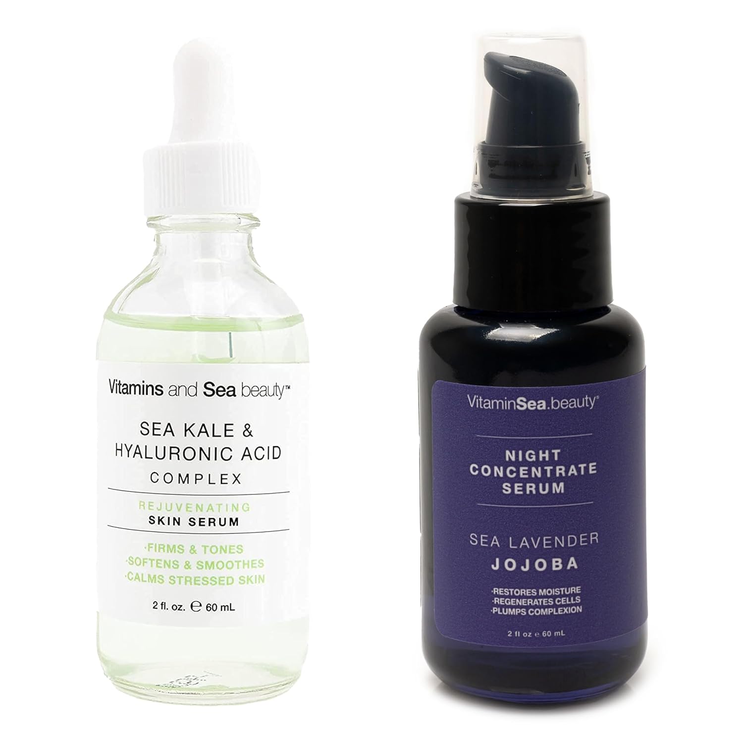 Vitamins and Sea Beauty, Hyaluronic Acid Serum for Face