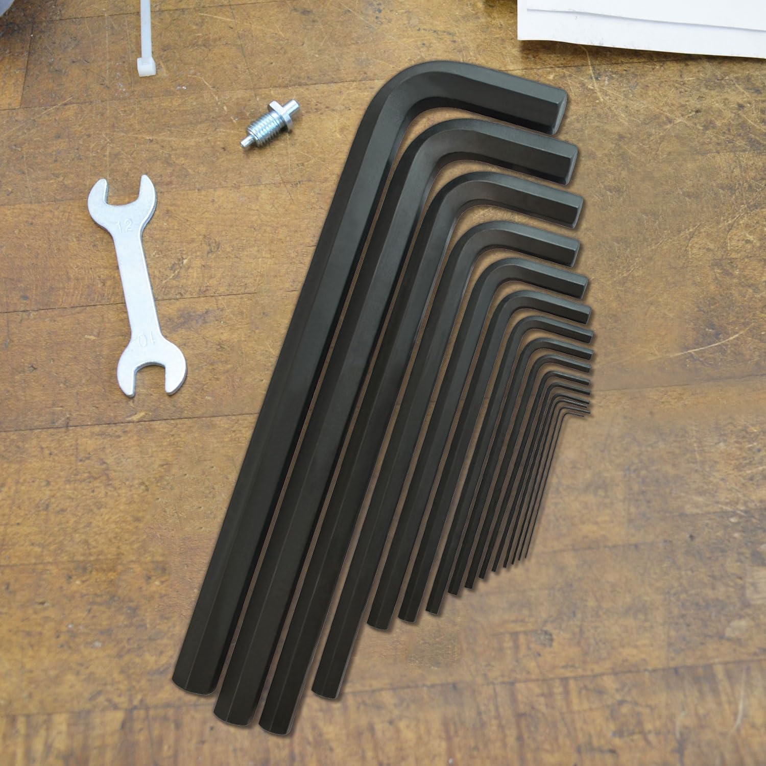 Amazon.com: Bondhus 12349 Hex Tip Key L Wrench Set Long Arm