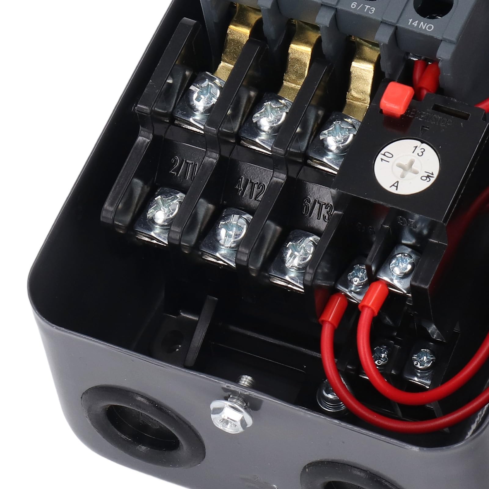 Interruptor magnético para motor eléctrico fiable, potencia 5,5 kW, amplia aplicación para situaciones de control del arranque del motor. Material de hierro