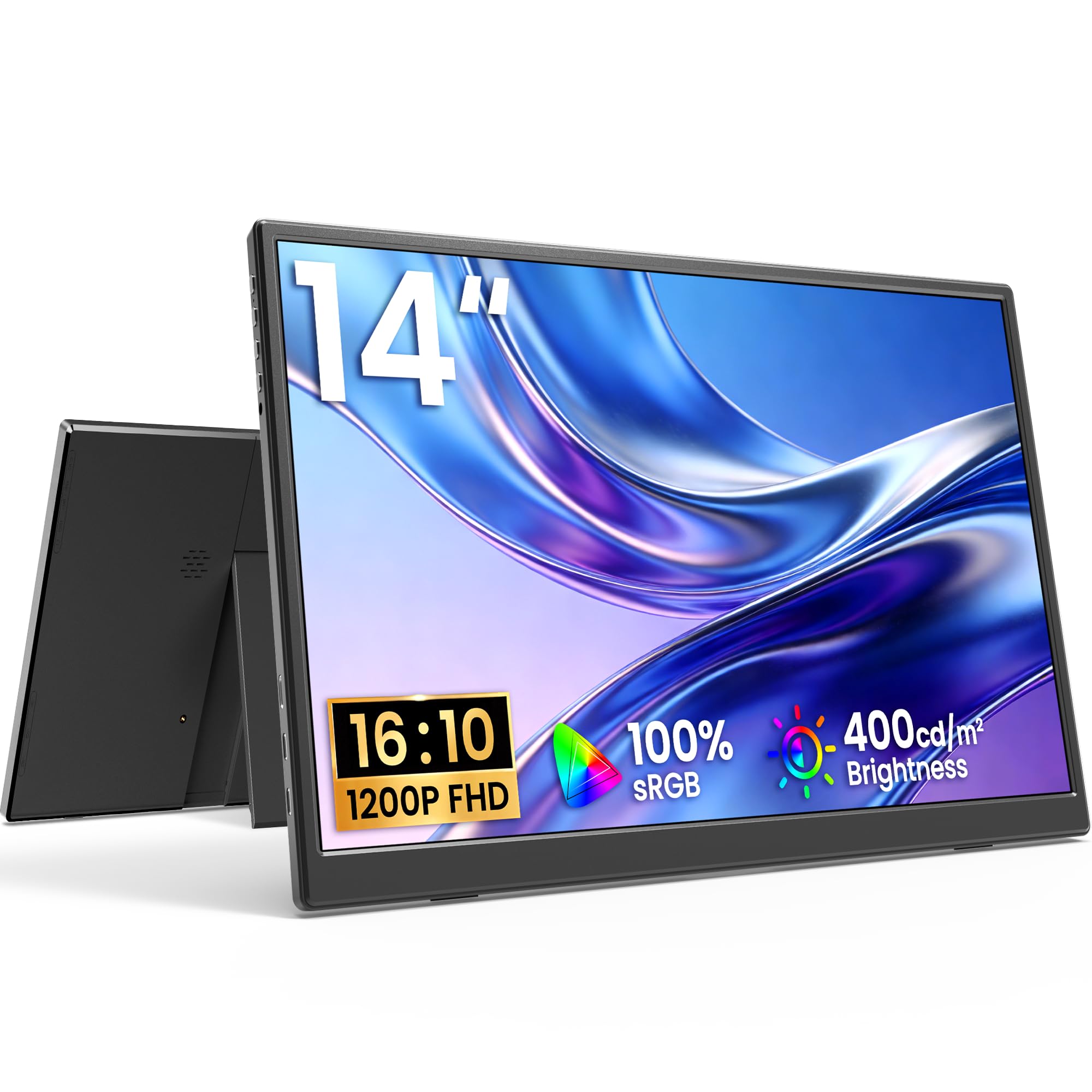 VILVA 14" 1200p USB-C HDMI HDR Portable Monitor