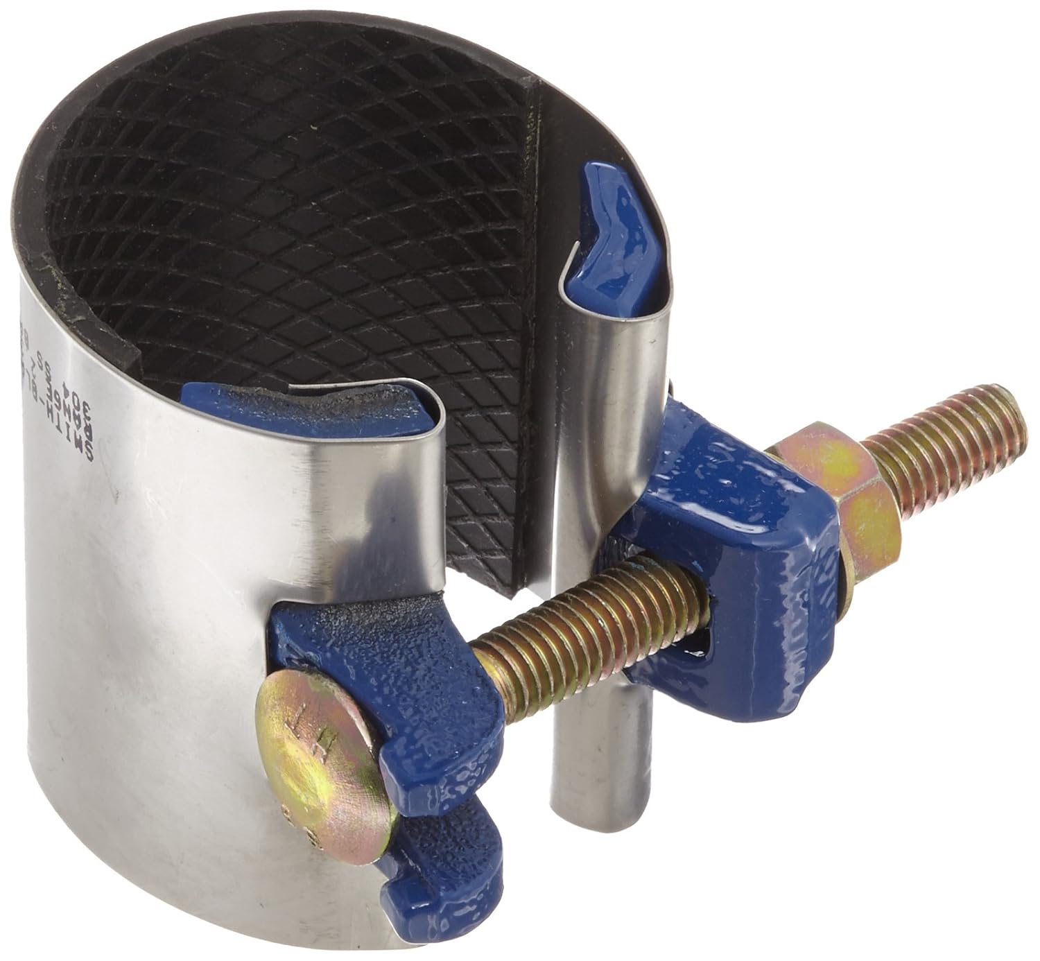 SmithBlair 24500023803000 Stainless Steel Repair Clamp, RediClamp, Carbon Steel Bolt, 1 Bolt