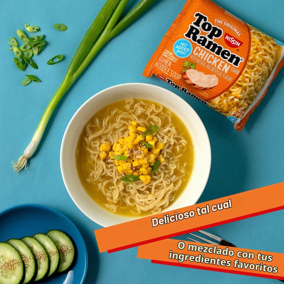 Nissin Top Ramen Chicken - 3 oz - 24 ct