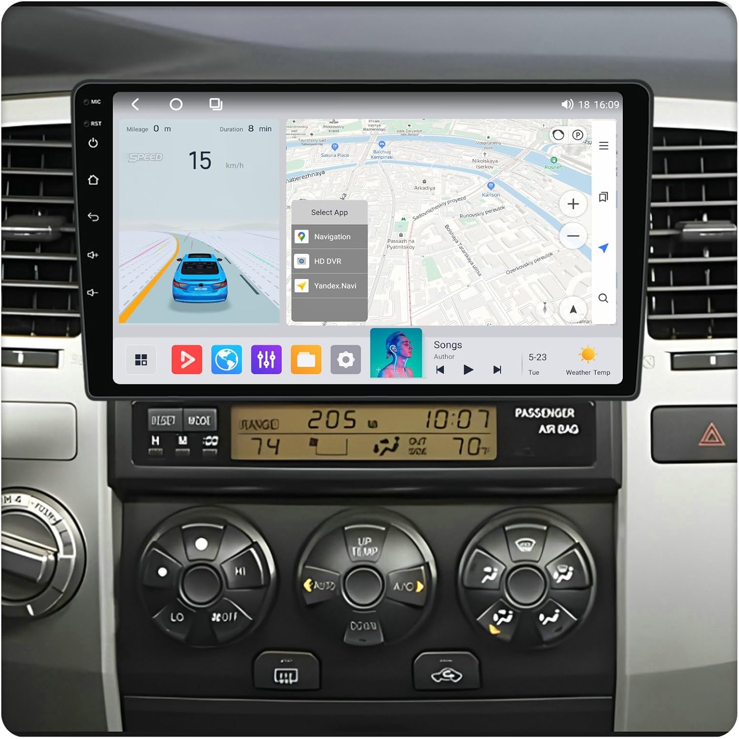 2+64GB Android Radio for Toyota 4Runner 2003 2004 2005 2006 2007 2008 2009 Stereo Upgrade Dash Kit GPS Navigation,9" IPS Touch Screen Head Unit w/Car-Play/Android Auto/AHD Camera (for JBL/NO JBL)
