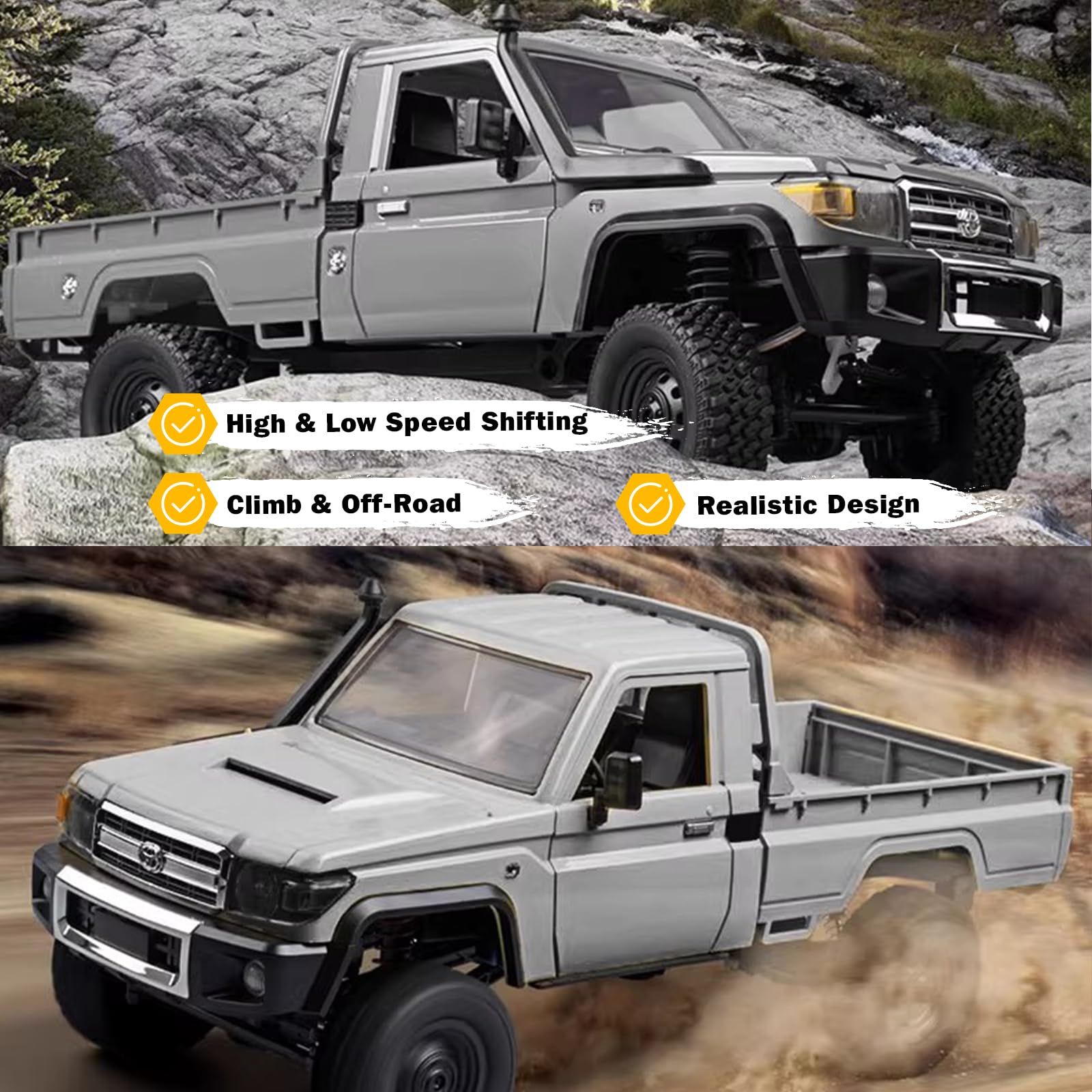 Amazon.com: Upgraded MN82 PRO LC79 RC Rock Crawler, 1/12 MNRC RC