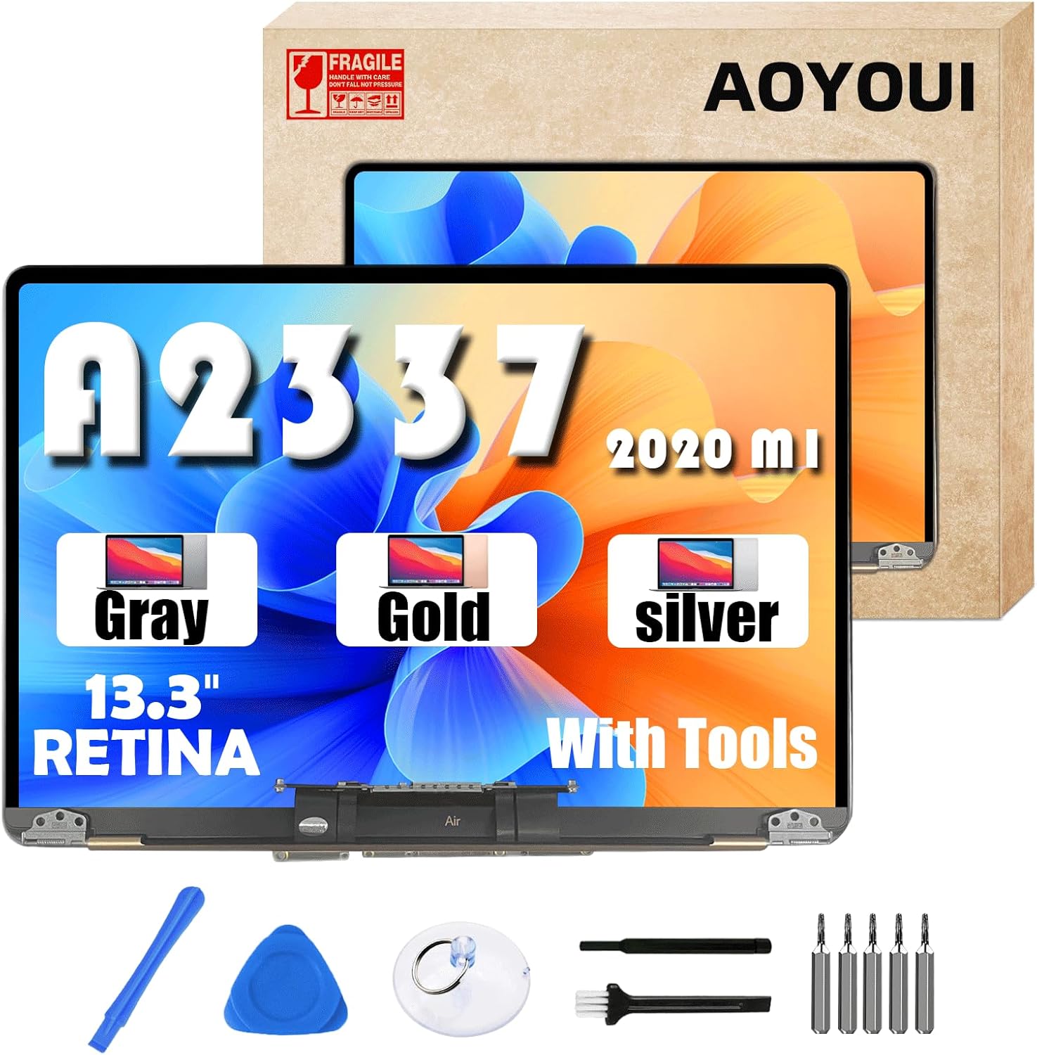 New A2337 Keyboard Keys Keycaps Czech For Macbook Air 13" M1 A2337 Keycap 2020 - Foto 4