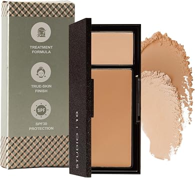 Cream Serum Foundation with SPF30   Medium Shade, Hydrating Treatment Foundation with Peptides for Mature Dry Skin