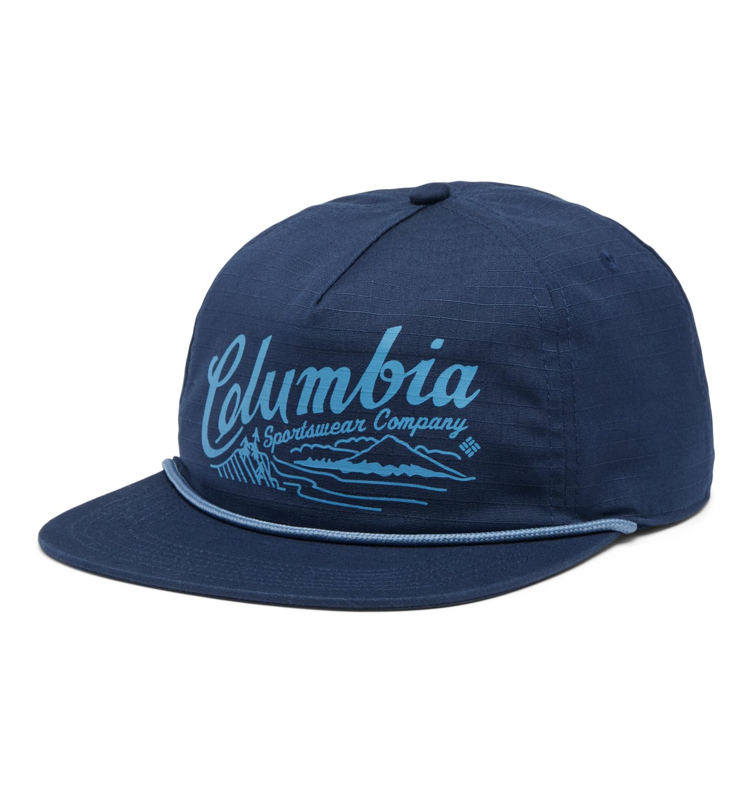 Columbia Casquette unisexe PFG Junior en maille, bleu printemps/lignes pel es, taille unique