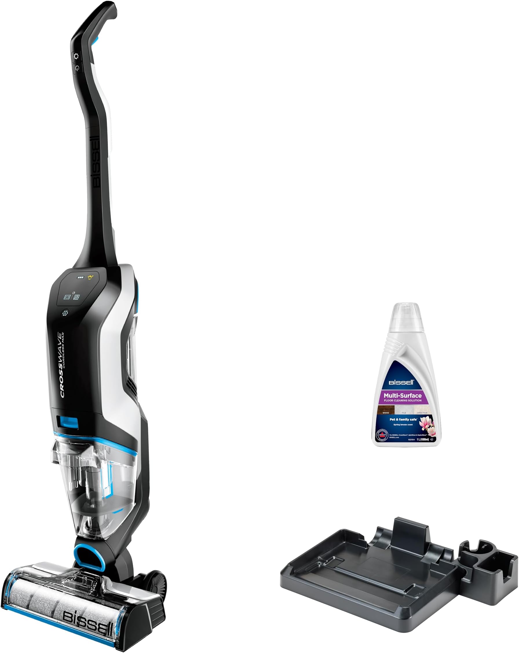 BISSELL CrossWave Cordless Max 3-in-1 2767E – Cordless Multi-Surface Wet & Dry Vacuum Cleaner, 36V Lithium-Ion Battery, Ideal for Hard Floors & Area Rugs | 2-Year BISSELL Warranty