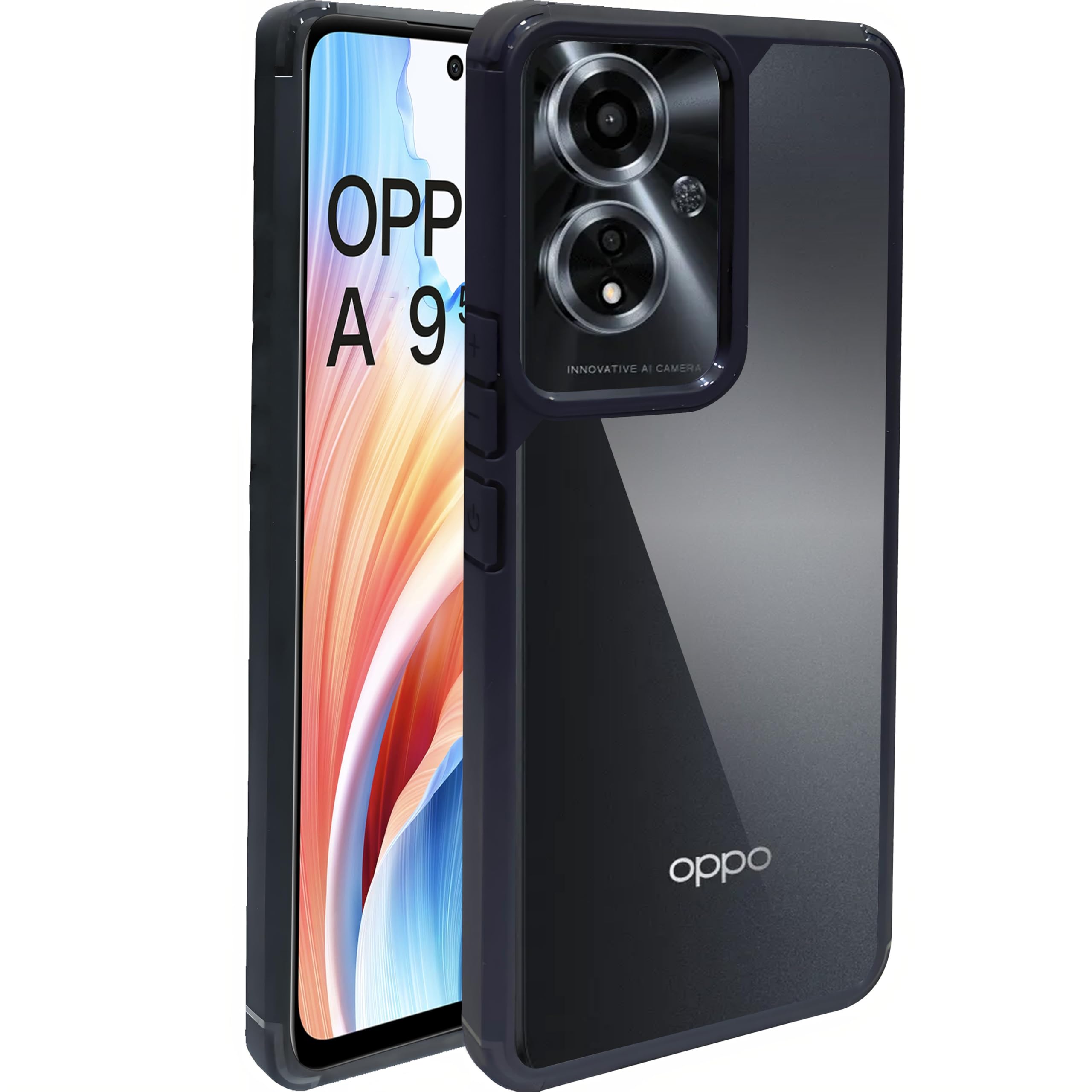 A rtistque Hard Clear Back Cover Case for Oppo A59 5G | Shockproof TPU | Acrylic Armor Case for Oppo A59 5G| Stylish Protective Design - Transparent (B0D9S8Y8GT) Amazon Price History, Amazon Price Tracker