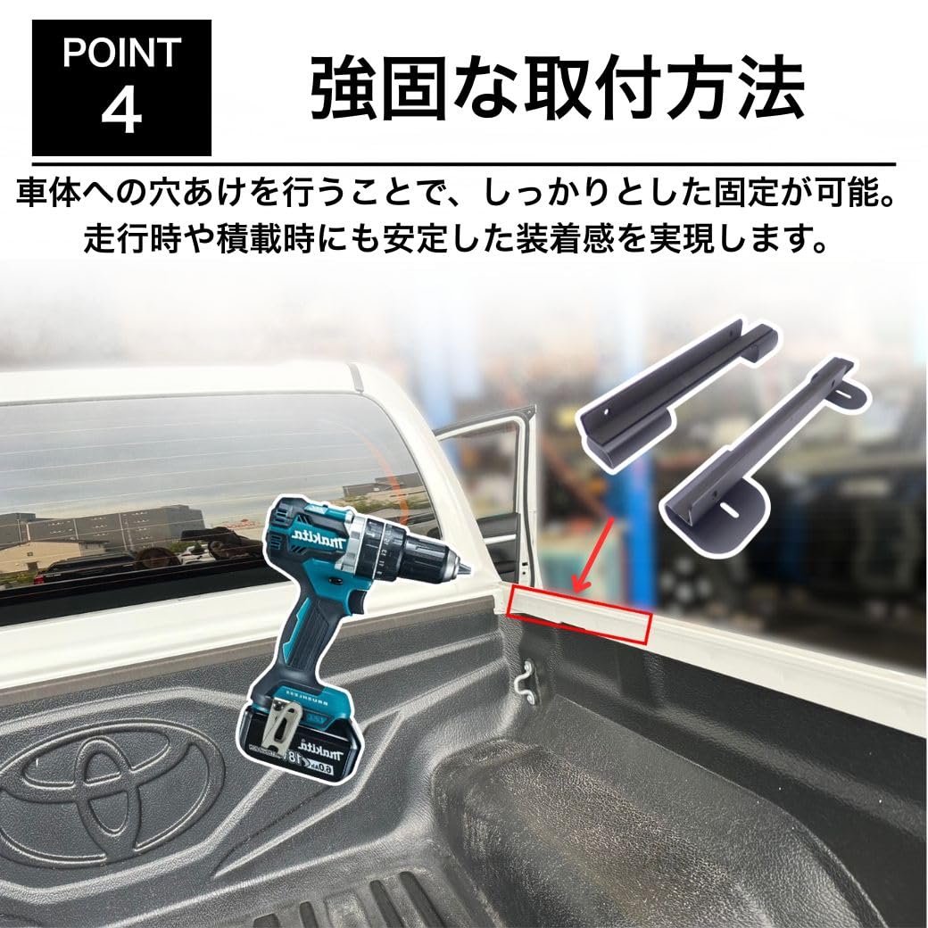 Amazon | GI☆GEAR 組立式 ロールバー ステンレス ハイラックス GUN125