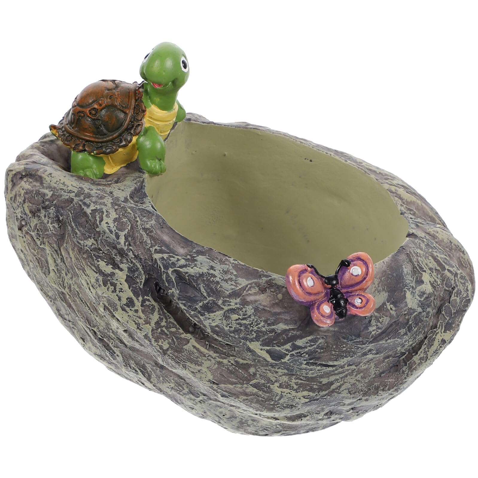 Plantes naturelles et succulentes en pot de fleurs en résine artistique