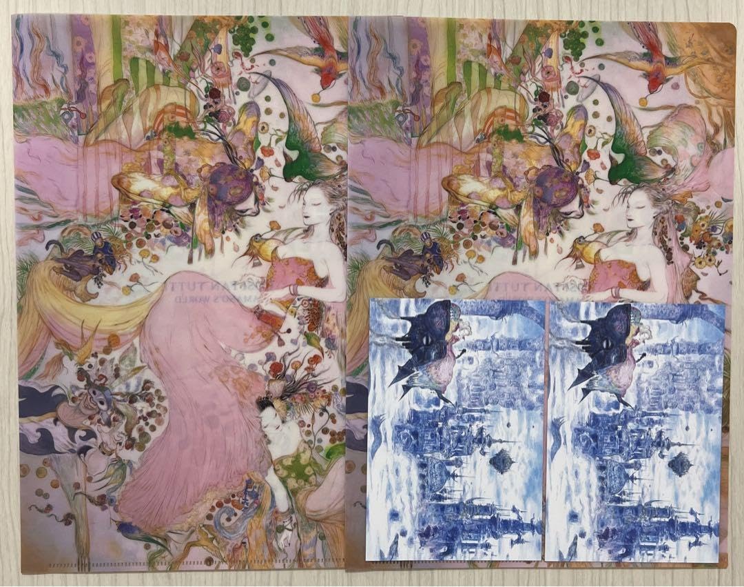 Amazon.co.jp: 天野喜孝 ファンタジーアート展 来場特典クリアファイル