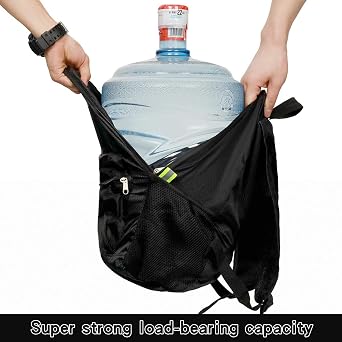 Foldable Hiking Backpack, Foldable Backpack, Ultra Lightweight Rucksack, Unisex Packable Backpack For Men Women, Waterproof Travel Daypack For Outdoor Sport Biking Hiking Climbing