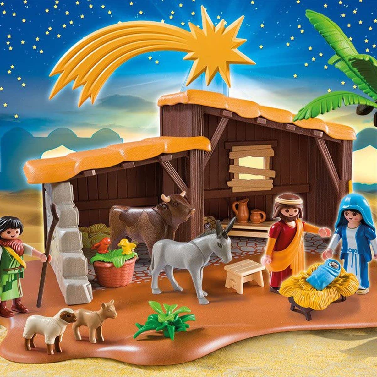 Playmobil - Âne- 5588 - Jeu De Construction - Crèche De Noel