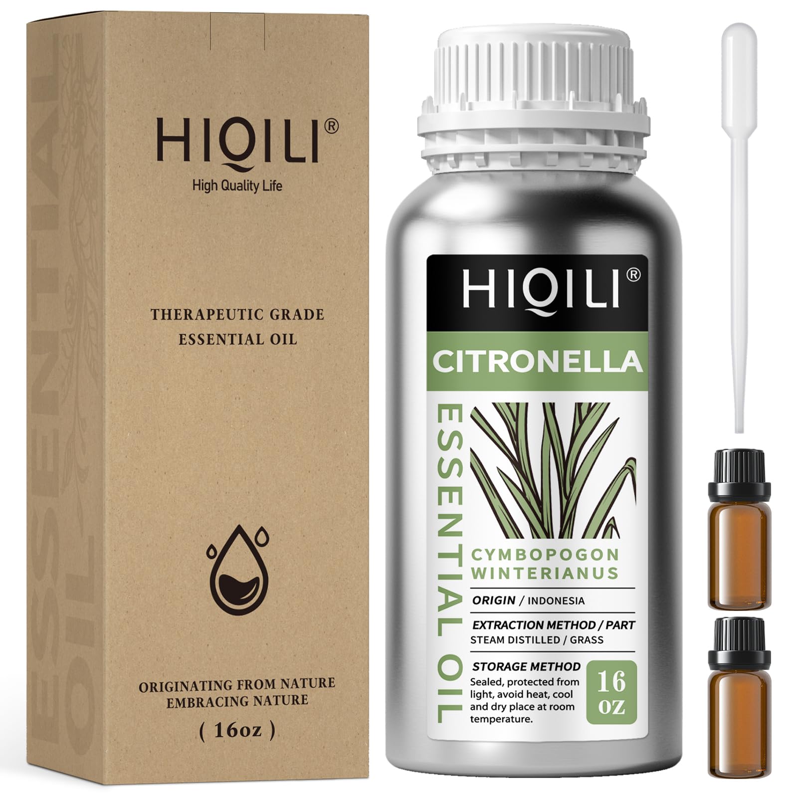 HIQILI Citronella Oil for Diffusers &amp; Homemade Sprays