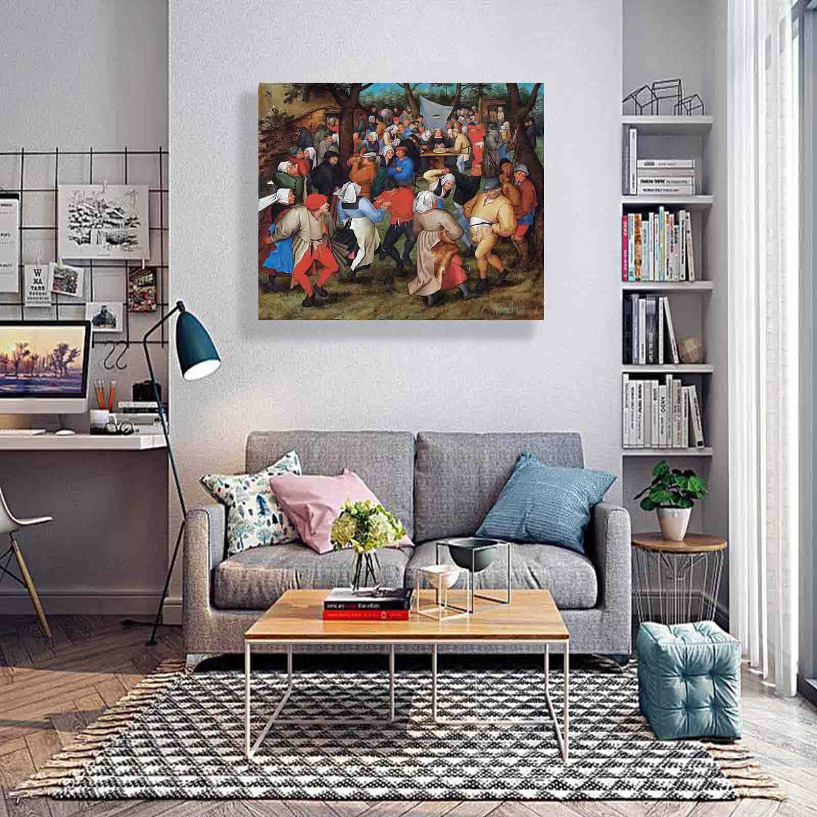 Amazon.co.jp: ピーテル・ブリューゲル農民の結婚式油絵名画複製画絵画  