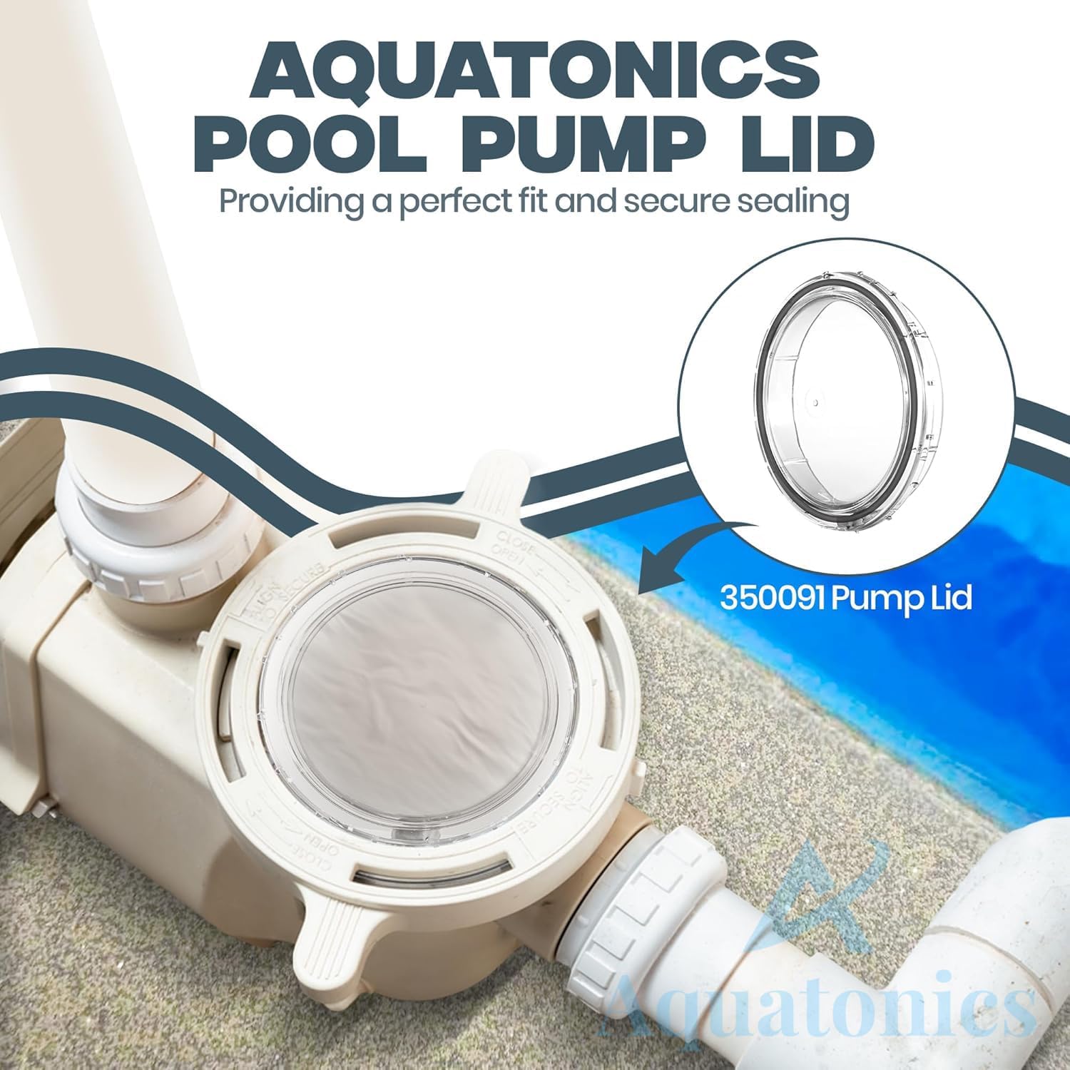 350091 Lid Replacement for Pentair SuperFlo and SuperMax Spa and Pool Pumps – Spa and Inground Pool Pump Lid with O-Ring – Leakproof and Easy to Install (5 Pack)