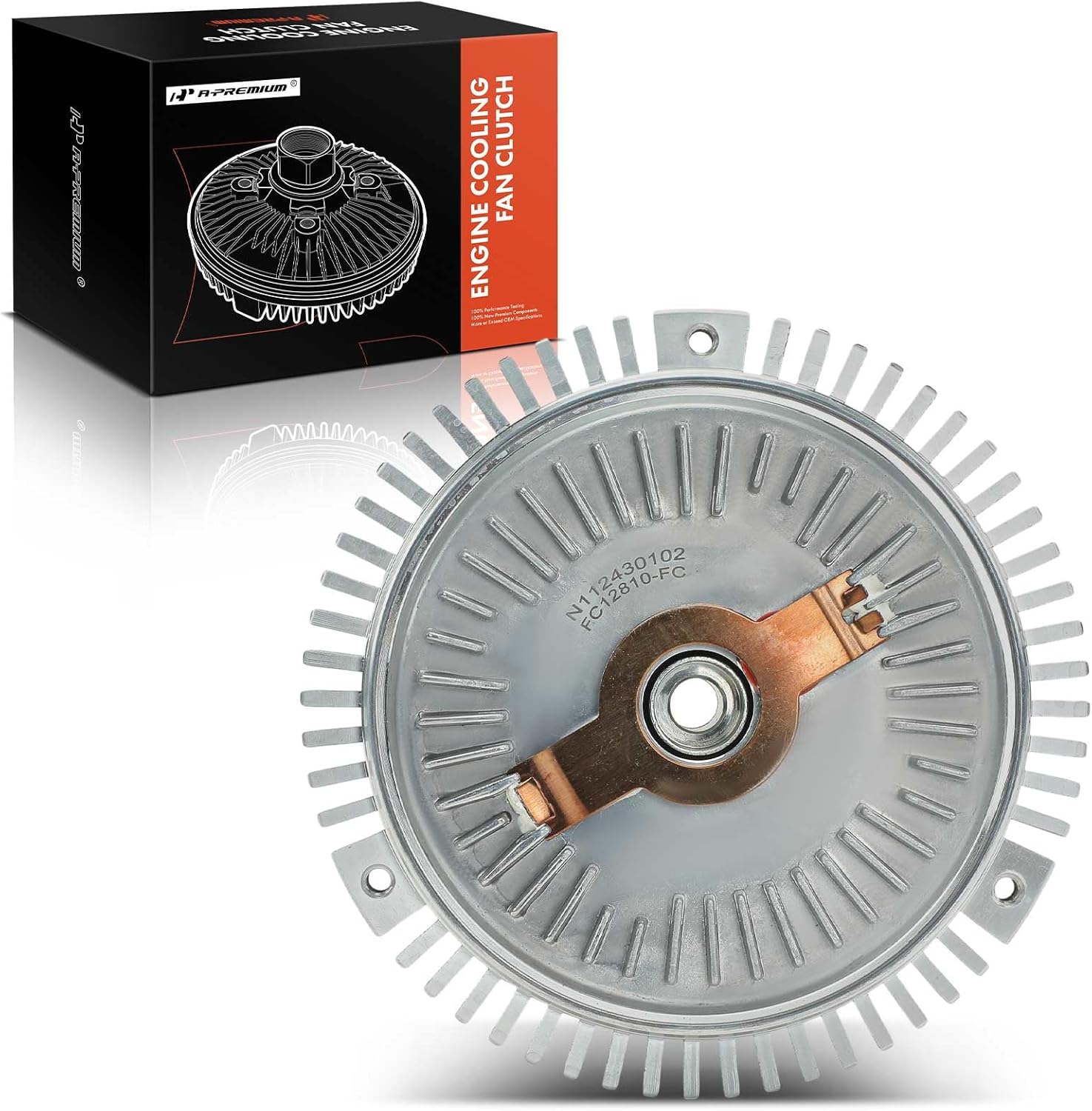 A-Premium Engine Cooling Fan Clutch Compatible with Mercedes-Benz C280 1994-1997, C36 AMG 1995-1997, E300 1995-1997, E320 1994-1995, S350, 260E, 300CE, 300D, 300E, 300SE, 300SEL, 300TE, 350SD, 350SDL