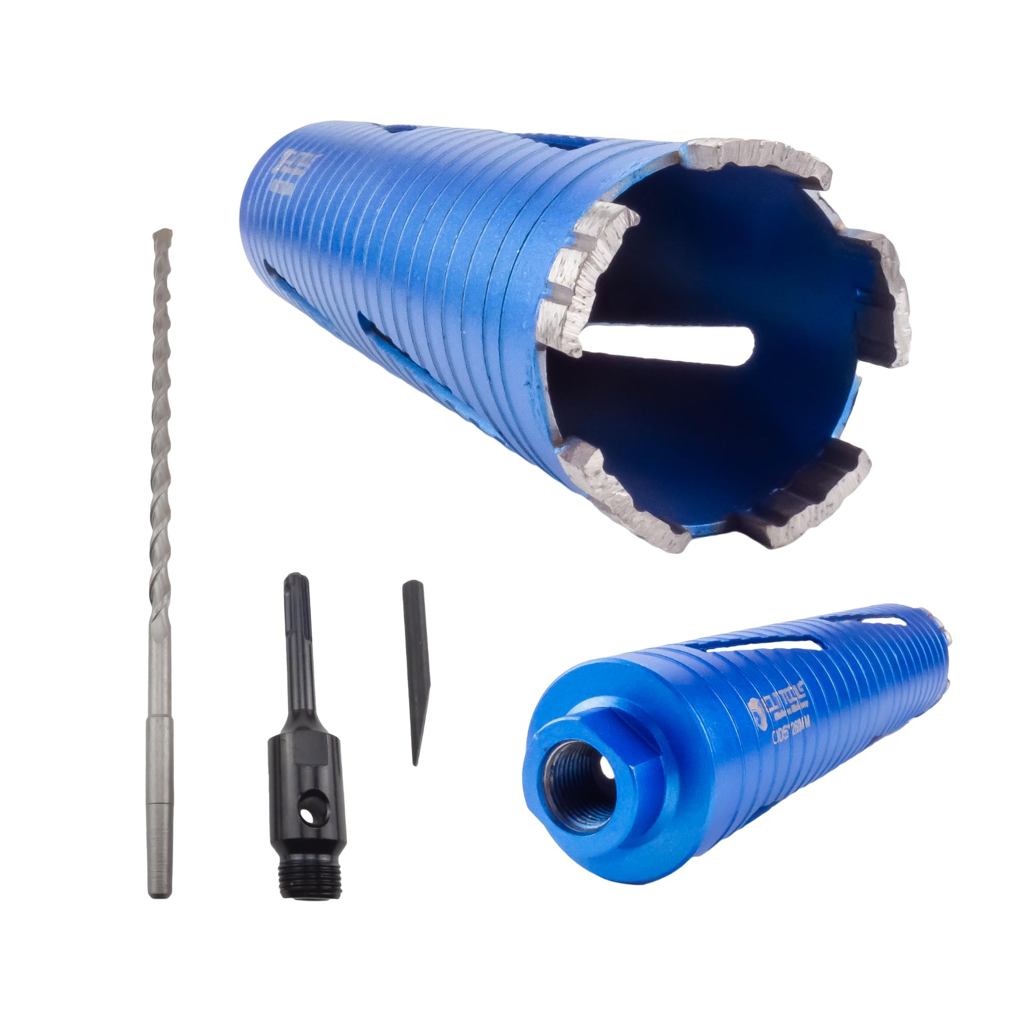 CUTTOOLS ” BSP 260mm Helix Diamond Core Drill Bit with SDS Drill bit ...
