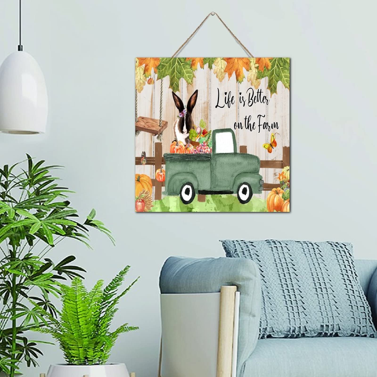 Panneau bois ferme pour une ambiance de chambre cocooning d'automne