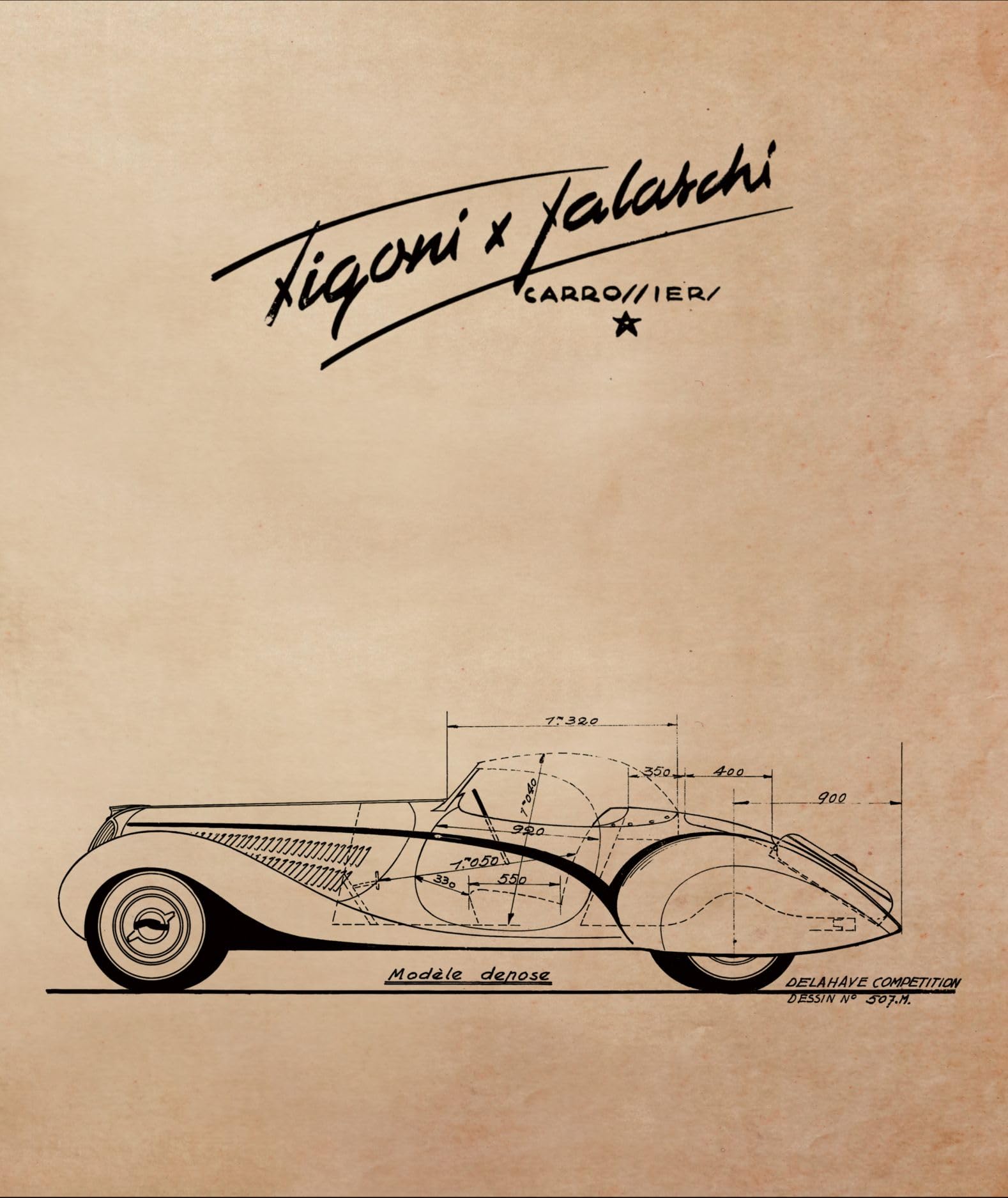 Figoni on Delahaye l'esprit des concours d'élégance automobile dans votre bibliothèque
