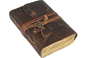 Rustic Leather Journal with Vintage Charm