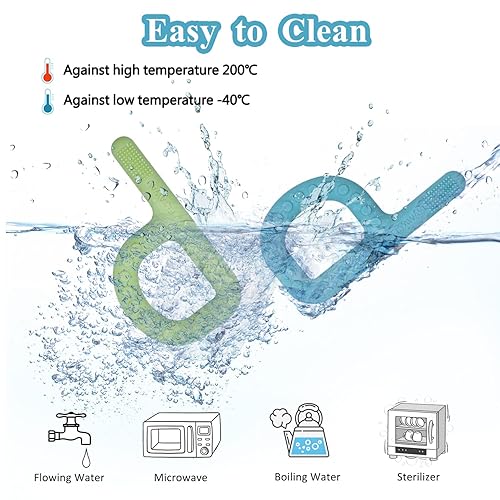 Miniatura 2 de Juguetes sensoriales para masticar para niños y niñas, tubo masticable de silicona, paquete de 2 para bebés y niños autistas que muerden, palitos de