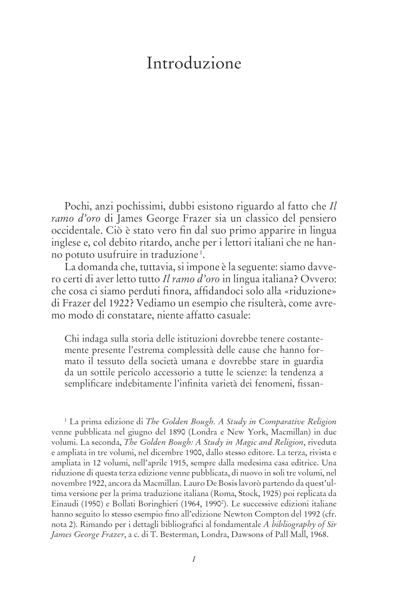 Il ramo d'oro. Studio sulla magia e sulla religione (Vol. 1)