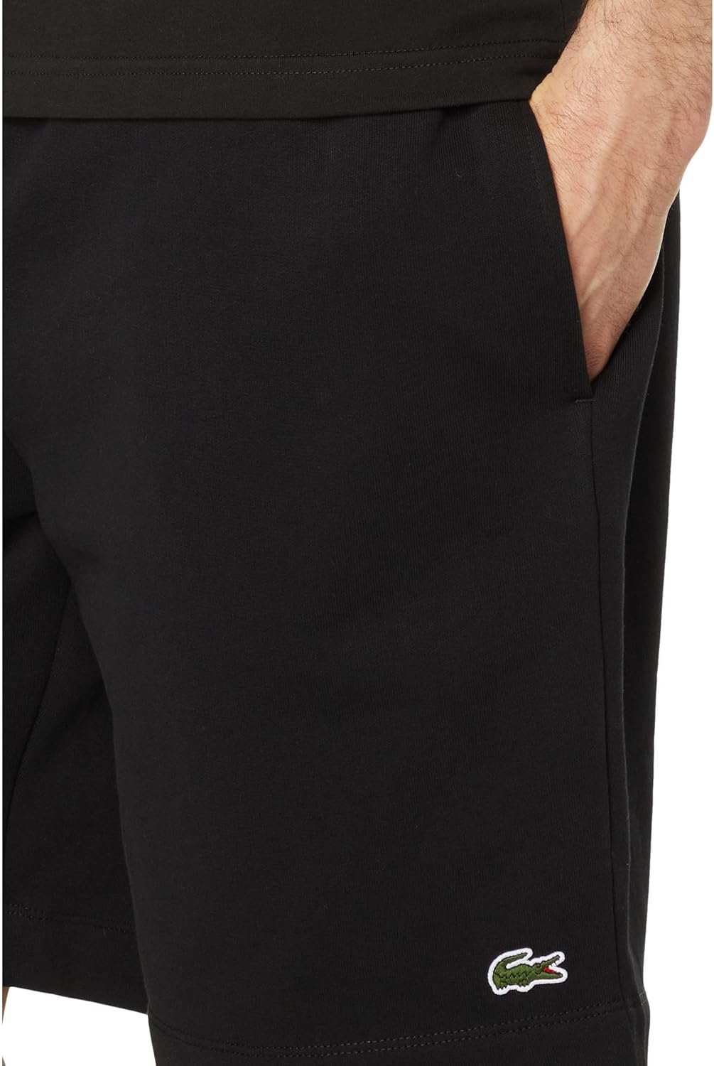 Lacoste Mens Organic Brushed Cotton Fleece Shorts - Image 3