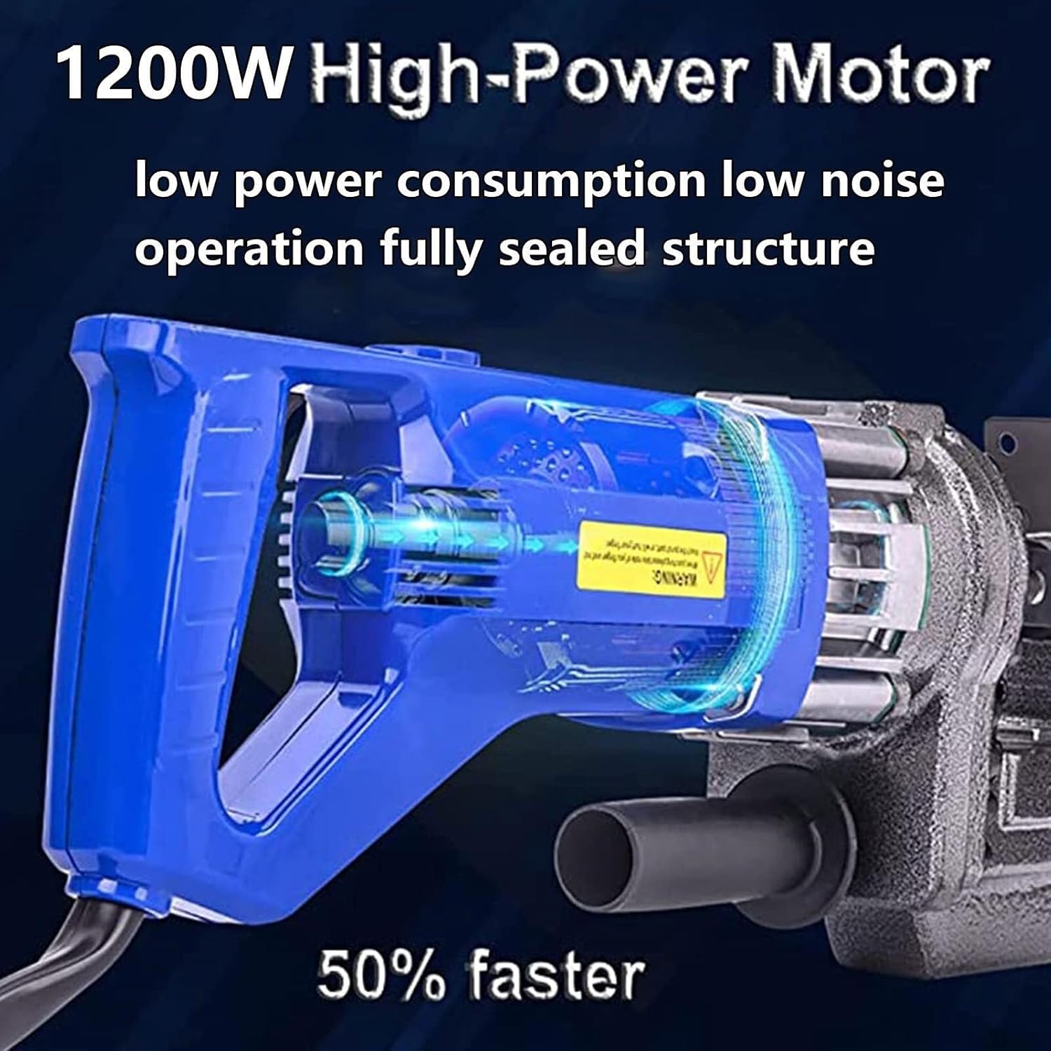 1200W Electric Hydraulic Hole Punching Tool Hand-held Metal Hole Digger Punch Angle Steel Punching Tool Hole Digger for Steel, Iron, Aluminum, Copper, Accurate Positionin