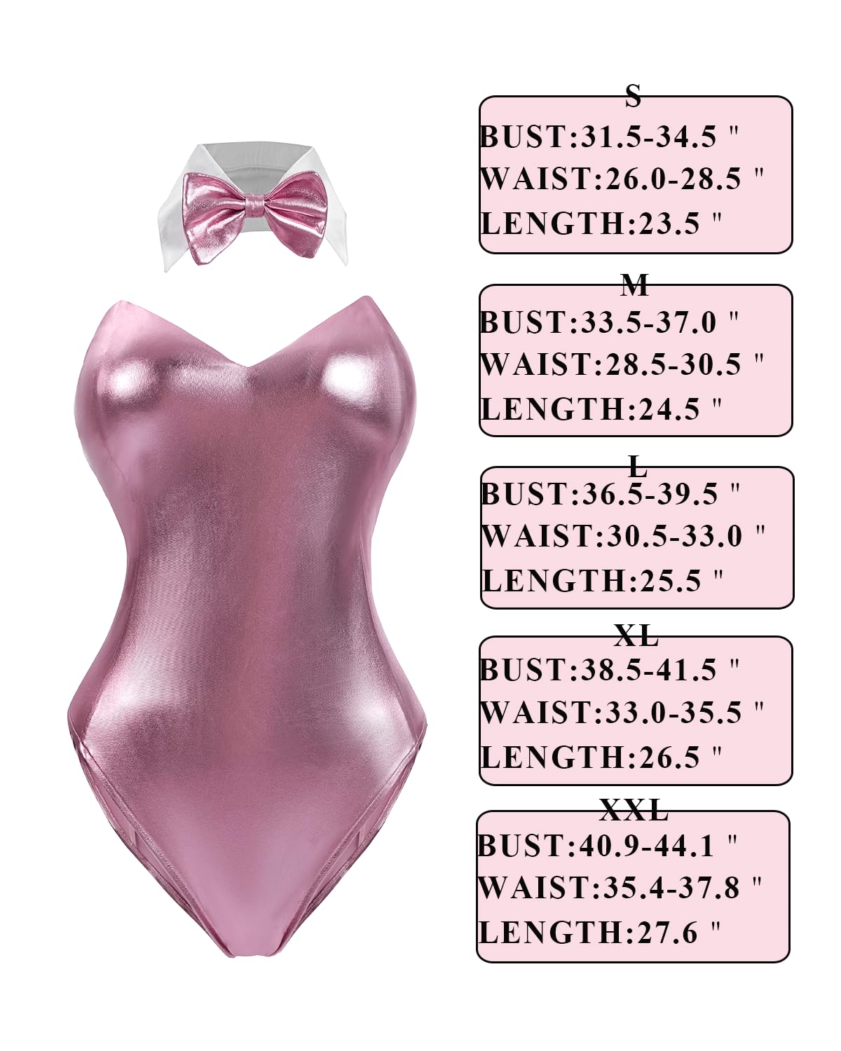 CR ROLECOS Bunny Costume Women Bunny Suit Cosplay Lingerie Adult Halloween Costumes: Pink XX-Large