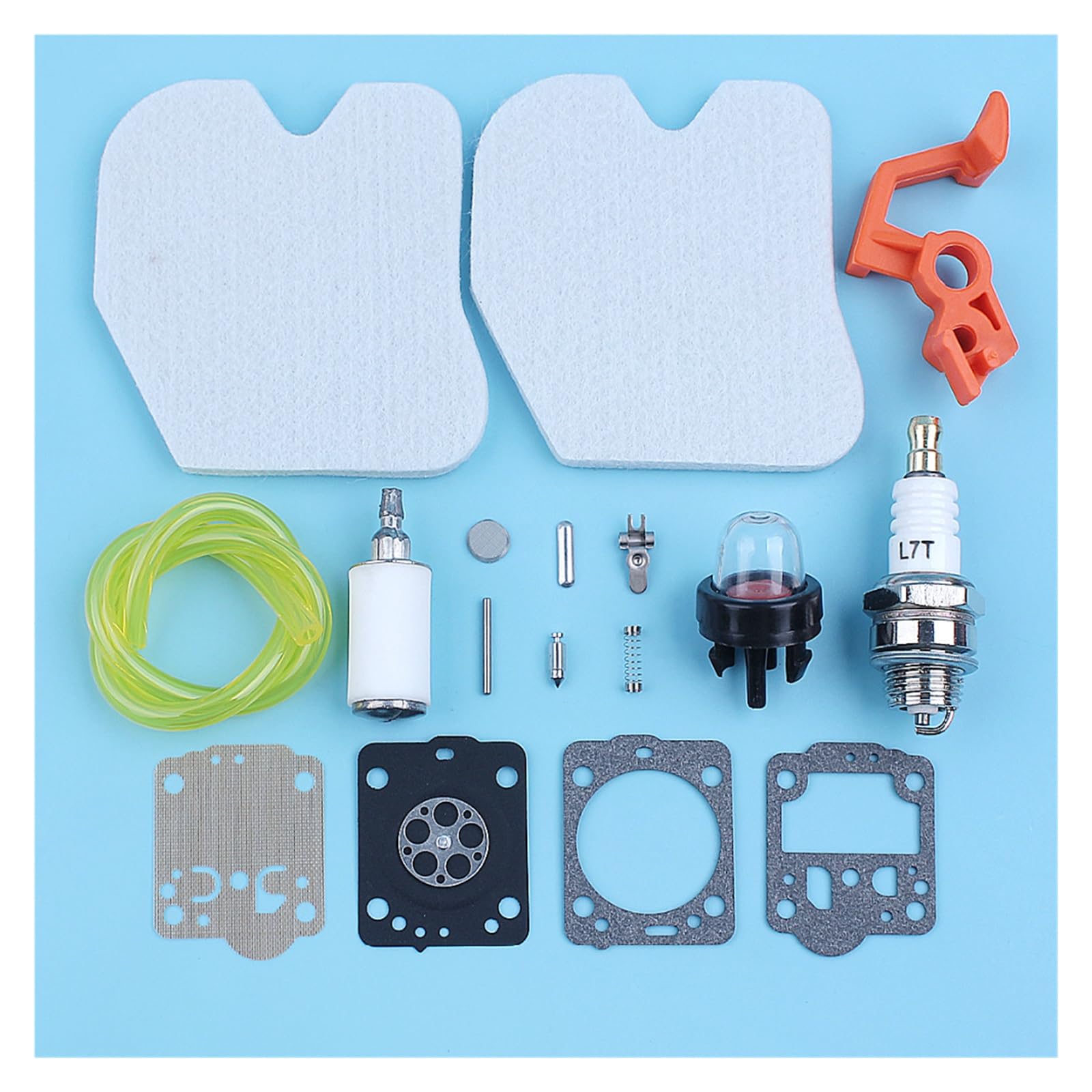 Service Carb Kit filtre à carburant air for McCULLOCH CS340 CS380 tronçonneuse ligne de gaz ampoule d'amorçage ensemble bougies d'allumage pièce rechange