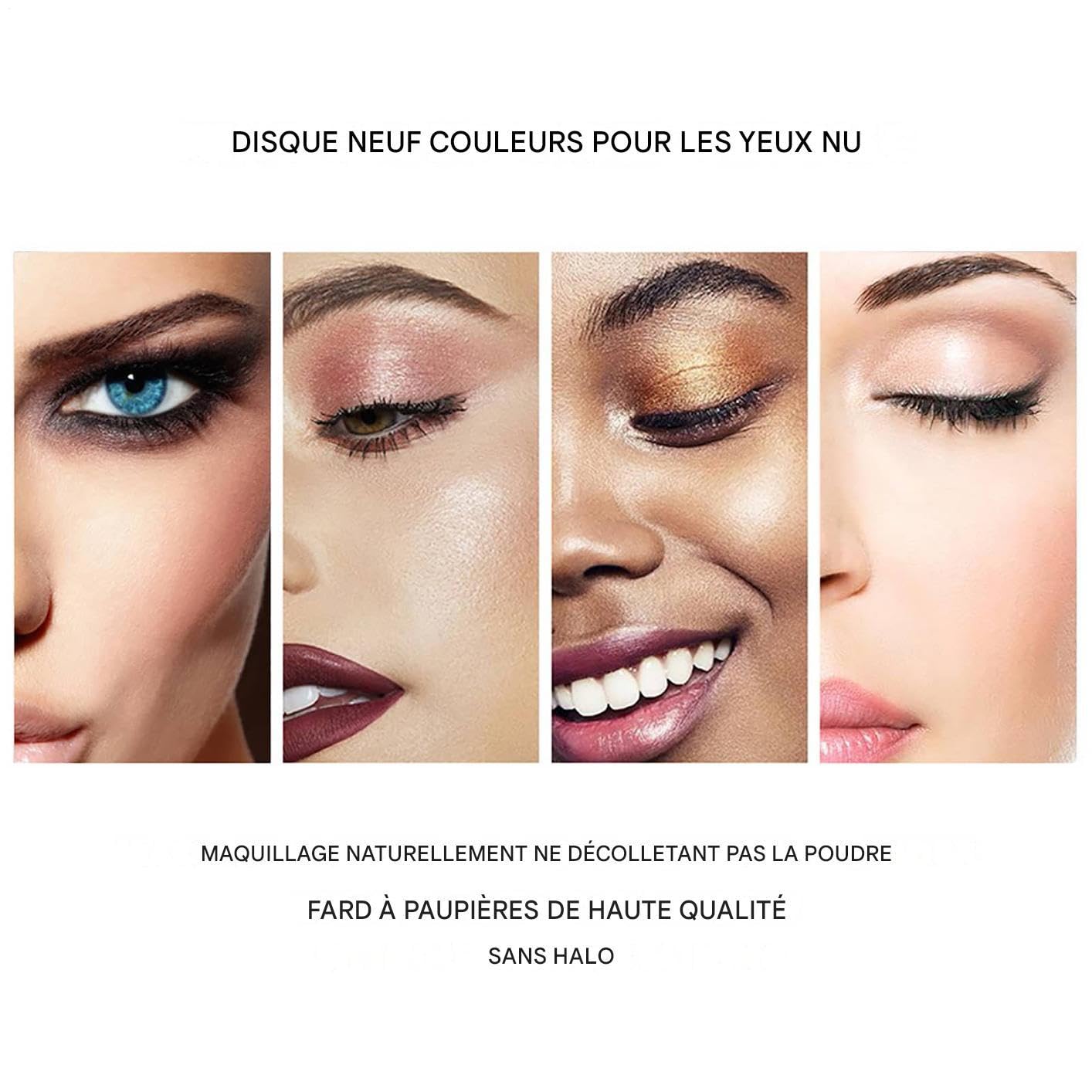 Maquillage Kit Pour Femmes - Palette De Maquillage Professionnelle - Palette De Contour Blush Pinceau Avec Étuis Pour Adolescente Quotidien Voyage Théâtre Mariage