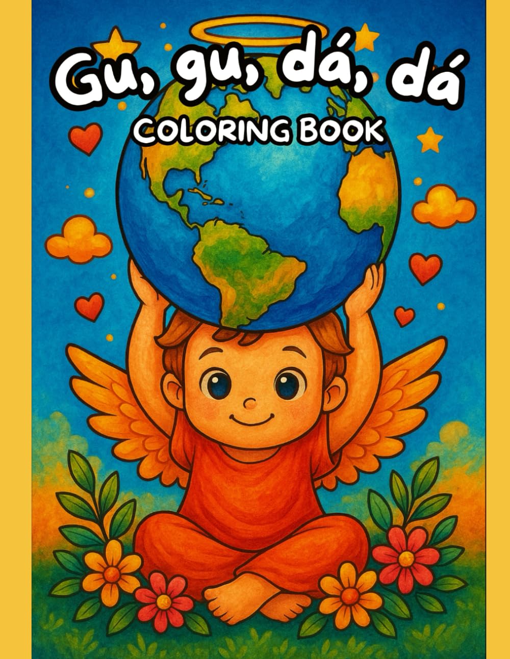 Gu, gu, dá, dá: Cute Coloring Book