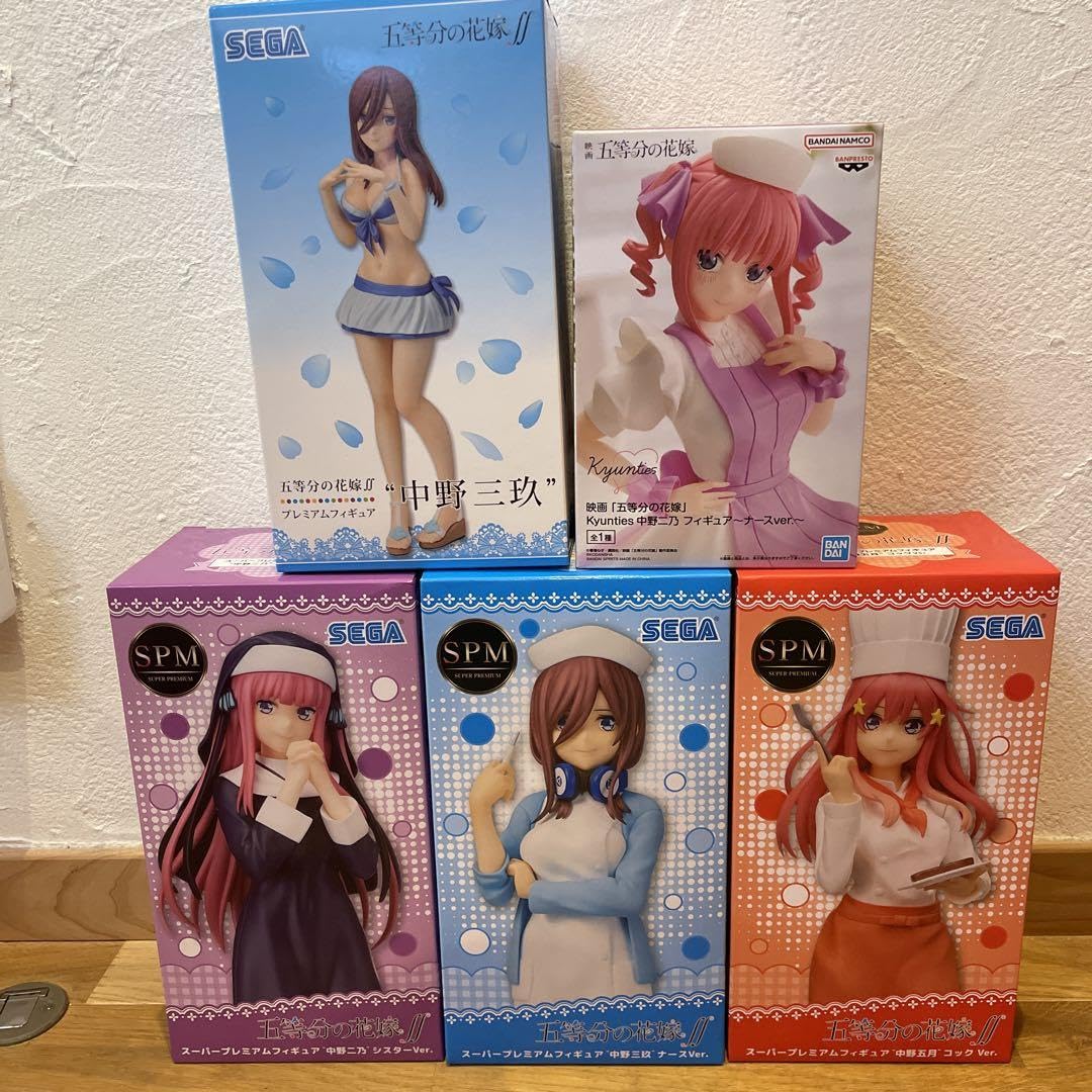 Amazon.co.jp: 五等分の花嫁 フィギュア セット 中野三玖 中野二乃