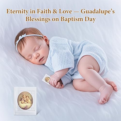 Miniatura 5 de Rotel 12 libros de oración de ángel de la guarda a granel para bautismo, recuerdos de fiesta, decoraciones de bautismo, centros de mesa para bautizo