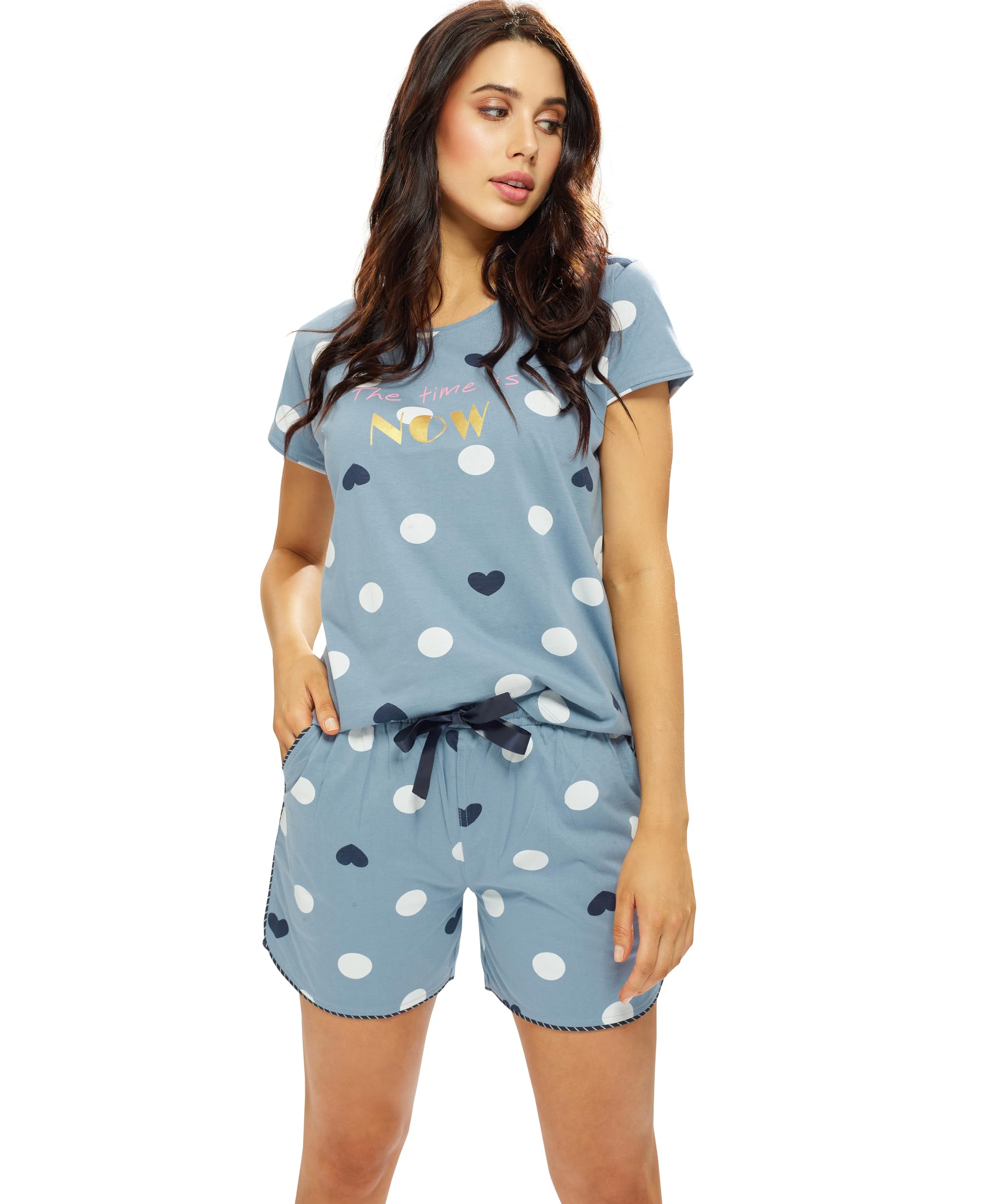 lotik Women's Cotton Top and Shorts Set-picture-17