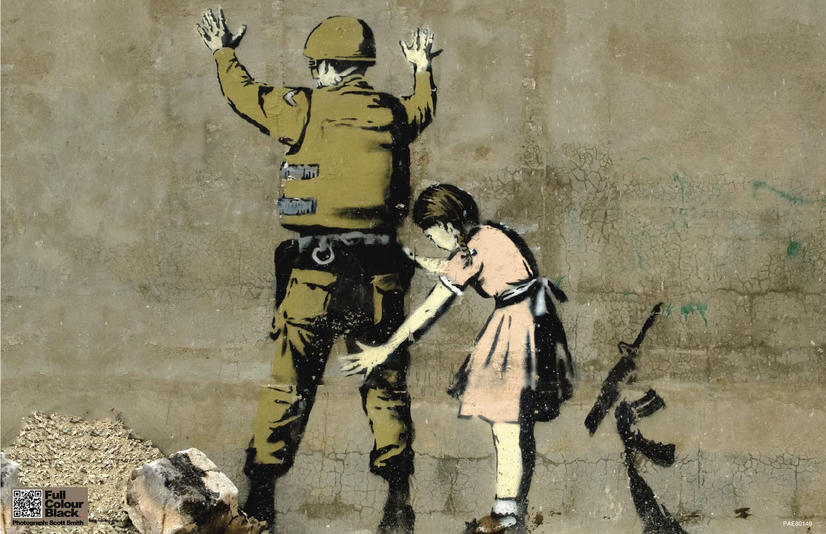 Amazon.com: Pyramid America Street Art Poster - Banksy Soldier