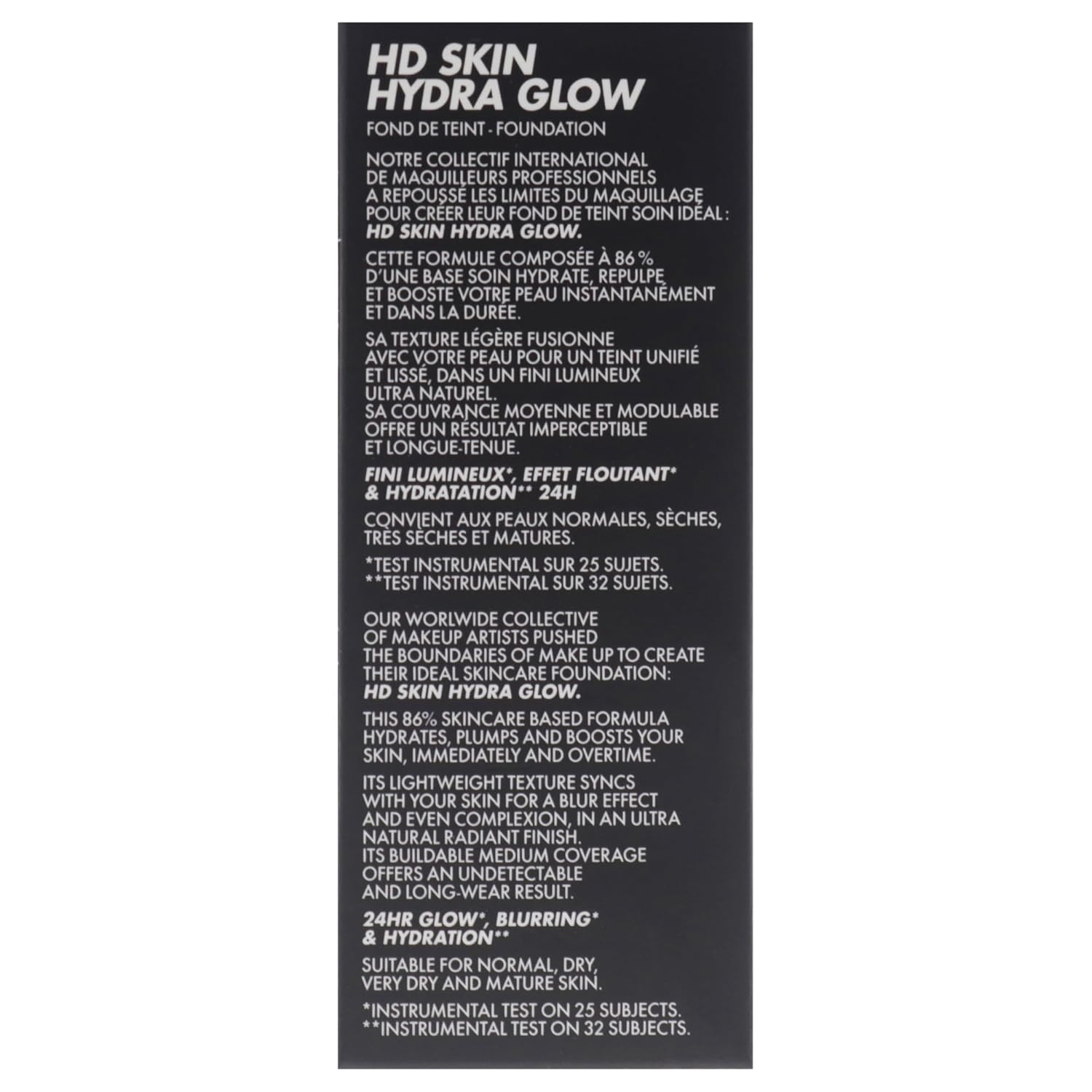 HD Skin Hydra Glow - 1R12 Cool Ivory by Make Up For Ever for Women - 1 oz Foundation
