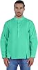 Atasi Indian Mens Henley Shirt Long Sleeve Casual Mandarin Collar Short Kurta