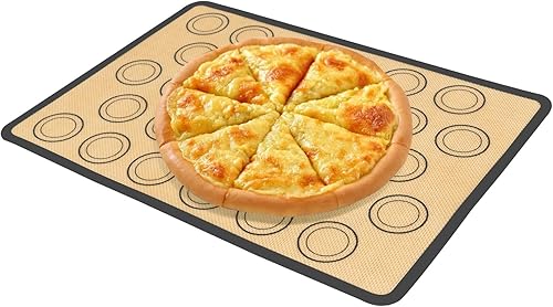 Silicone Baking Mat, 16.5 x 11.6 Inch 30 Ring Non Stick Baking Mat for Cookies P